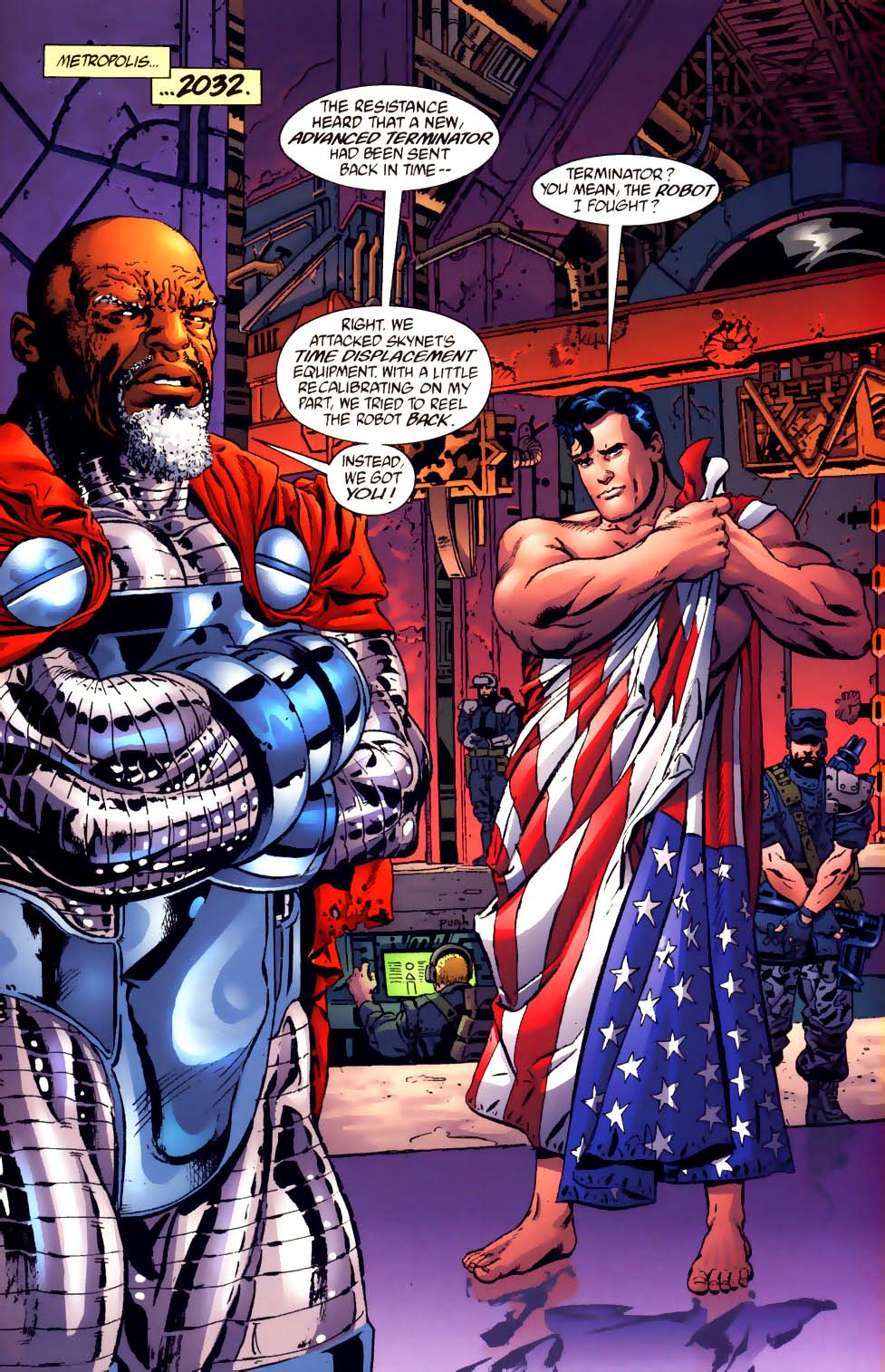 Read online Superman vs. The Terminator: Death to the Future comic -  Issue #2 - 4