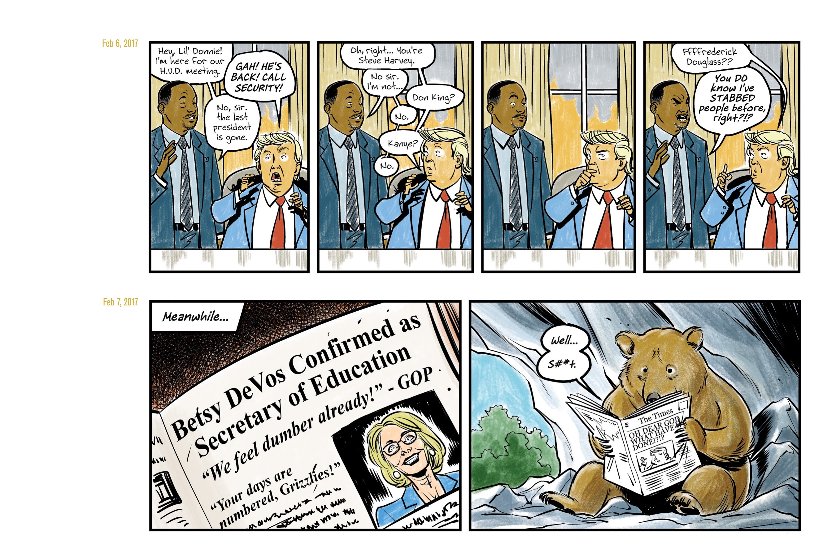 Read online Lil' Donnie: Executive Privilege comic -  Issue # TPB - 12