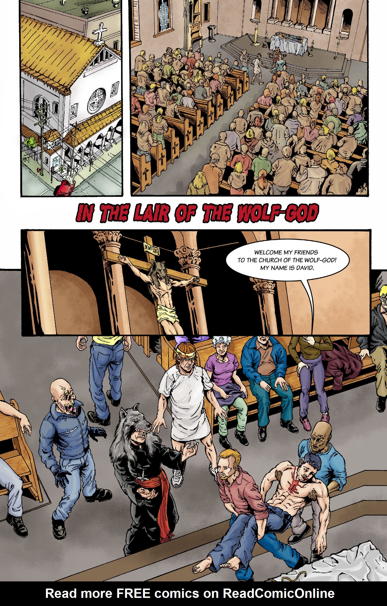 Read online Nazi Werewolves from Outer Space comic -  Issue #5 - 3