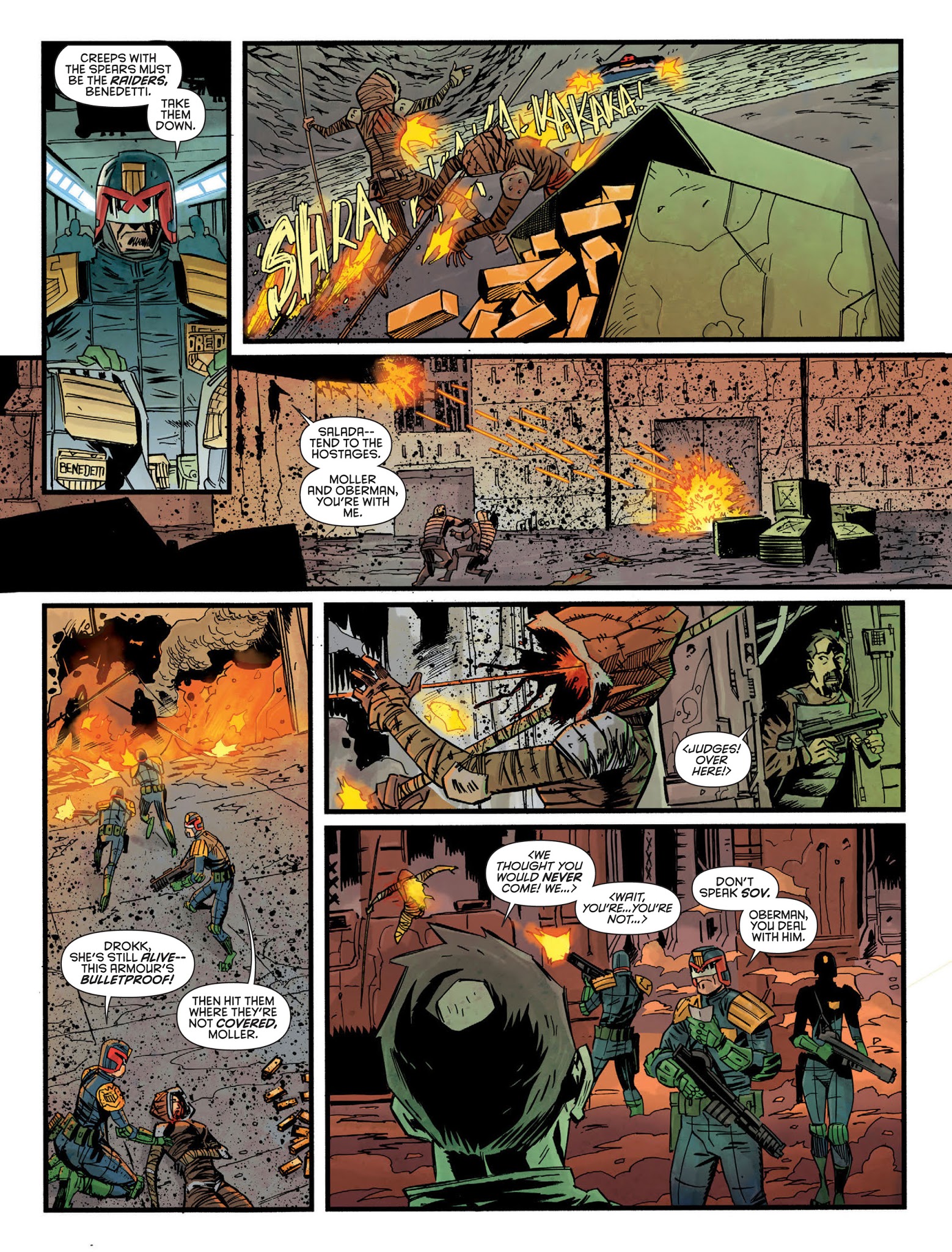 Read online 2000 AD comic -  Issue #2056 - 7