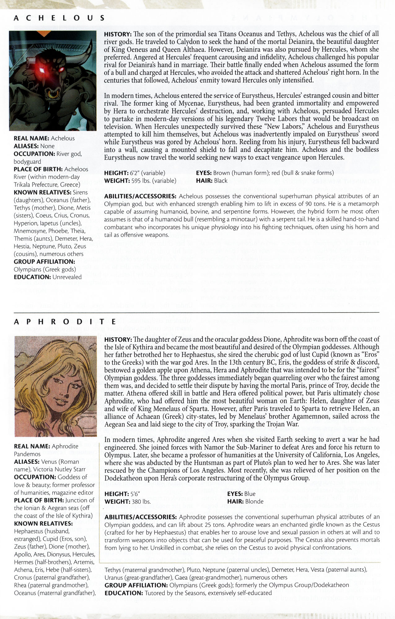 Read online Thor & Hercules: Encyclopaedia Mythologica comic -  Issue # Full - 38