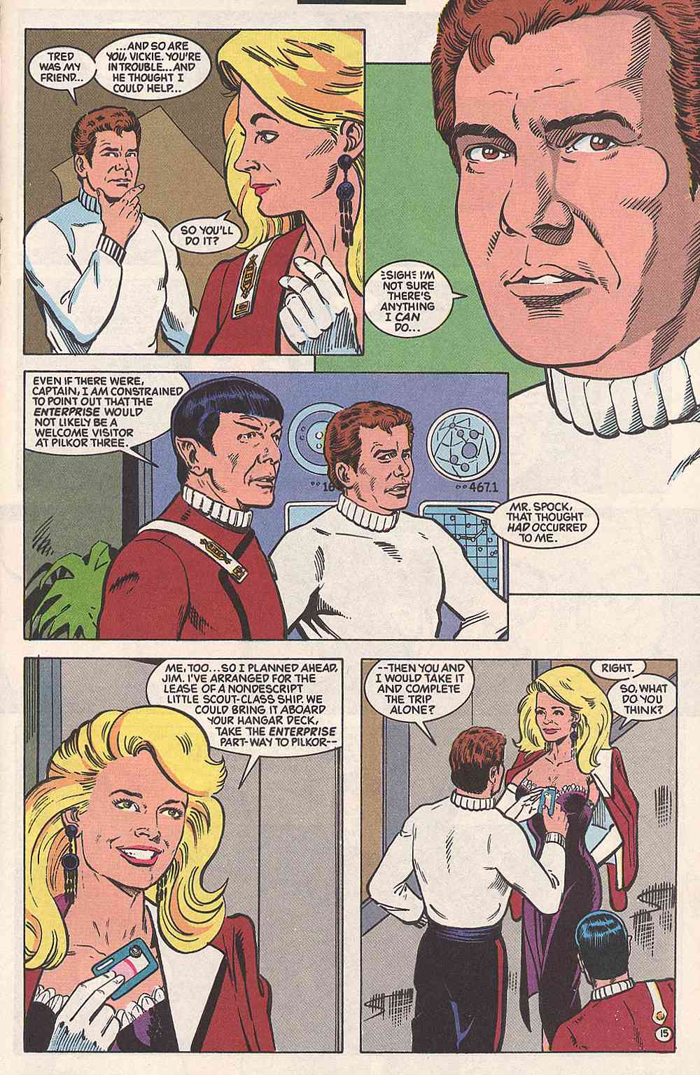 Read online Star Trek (1989) comic -  Issue #26 - 15
