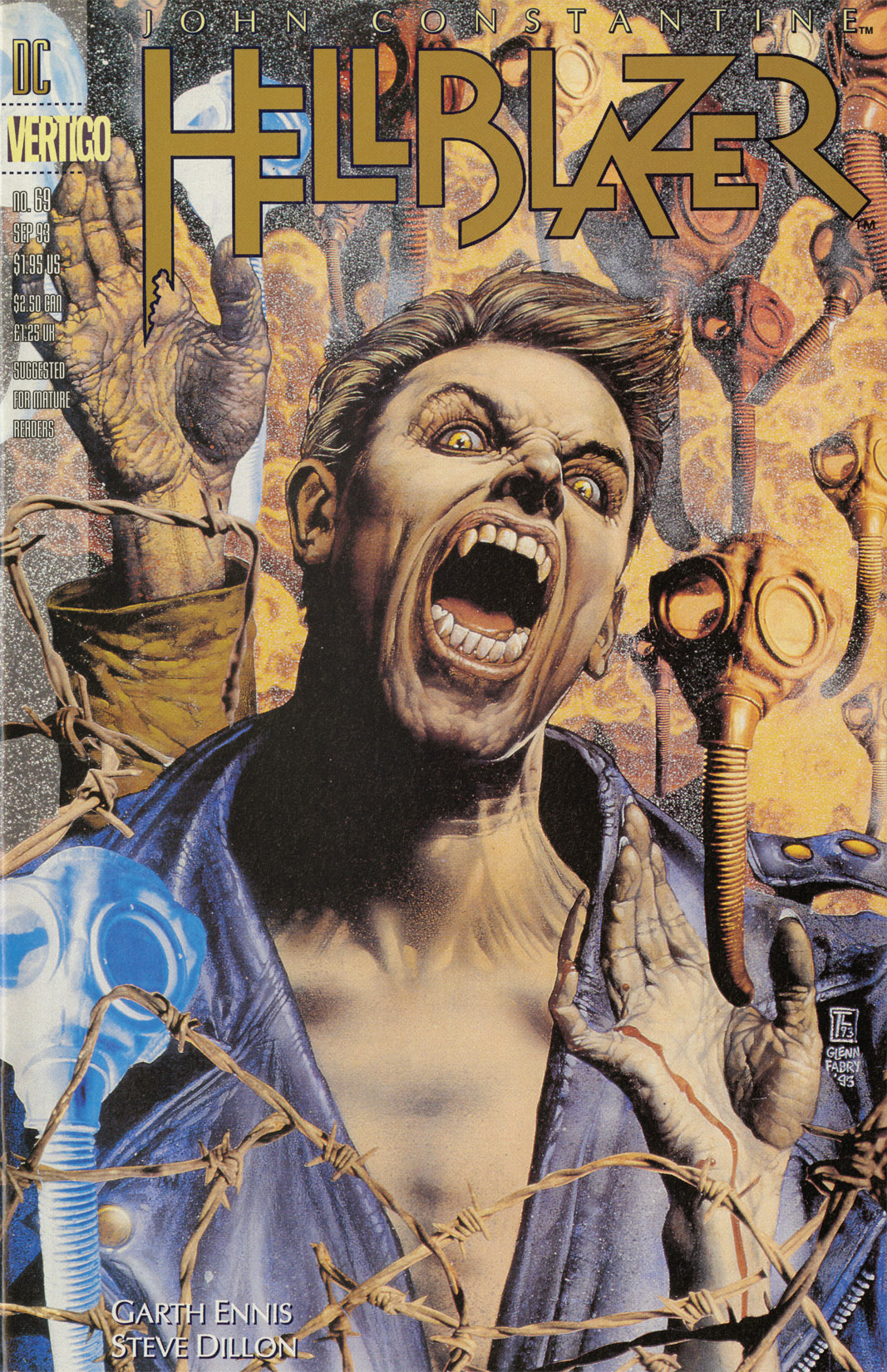 Read online Hellblazer comic -  Issue #69 - 1