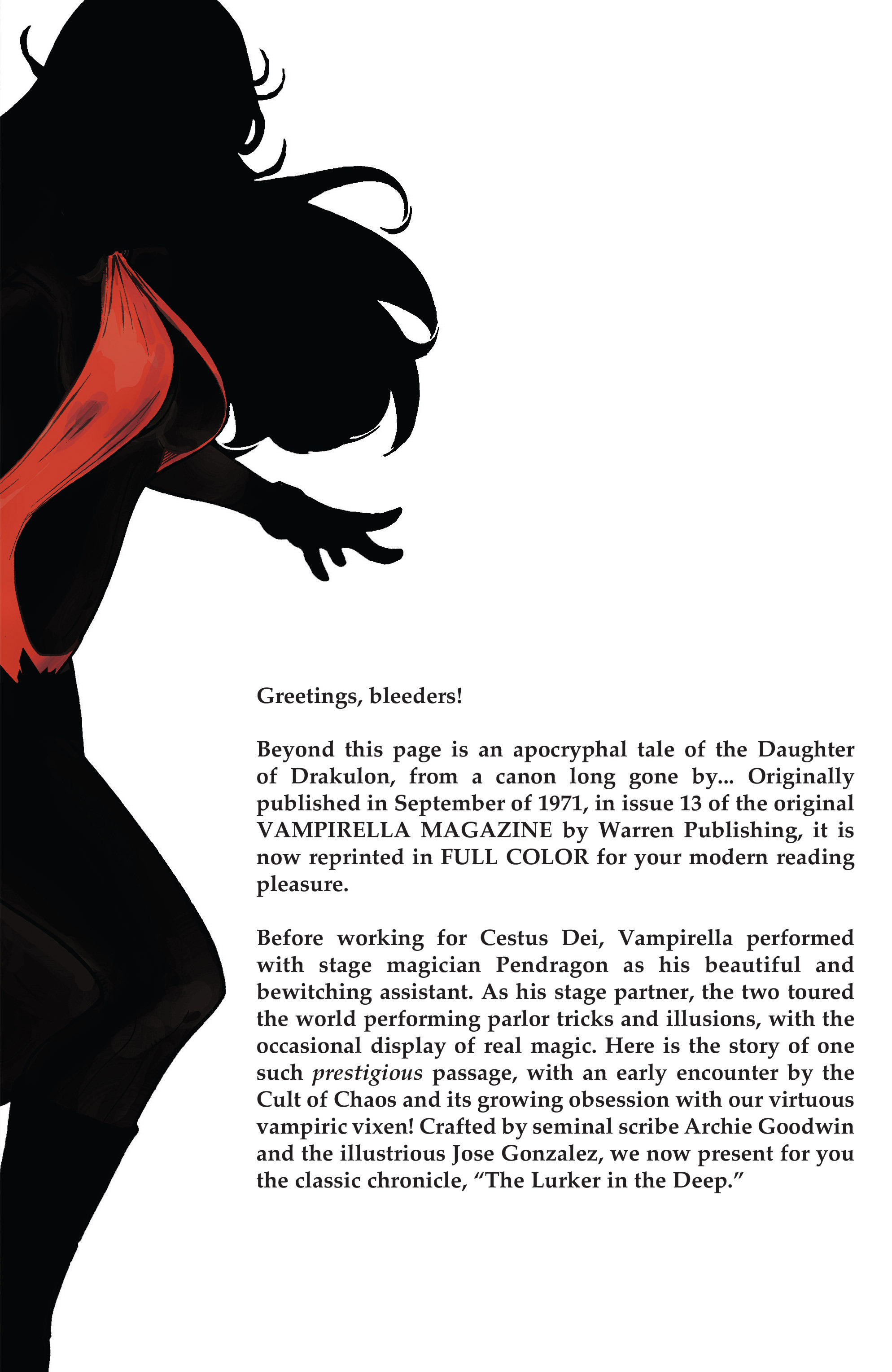 Read online Vampirella: Prelude to Shadows comic -  Issue # Full - 39