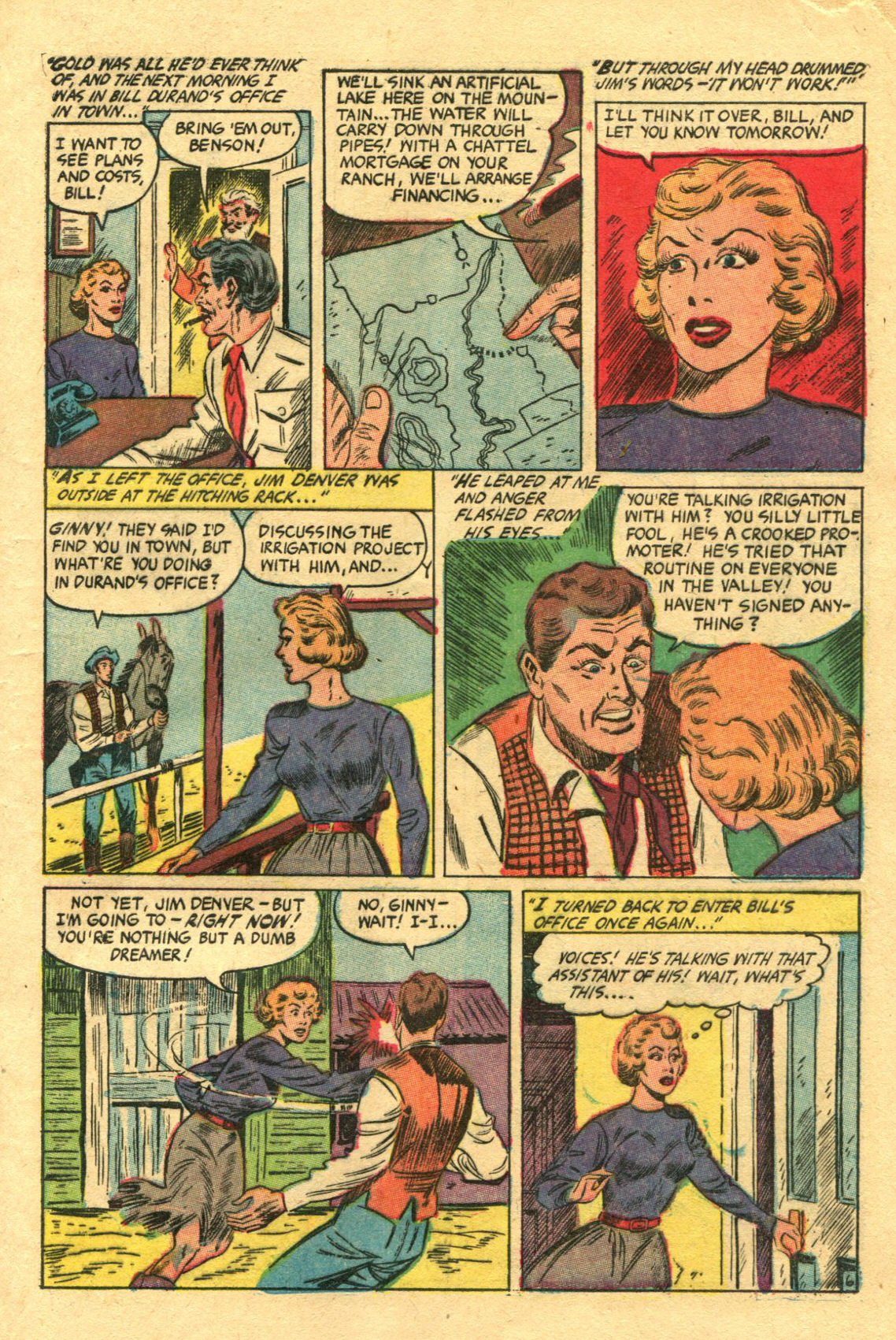 Read online Cowgirl Romances (1950) comic -  Issue #11 - 9
