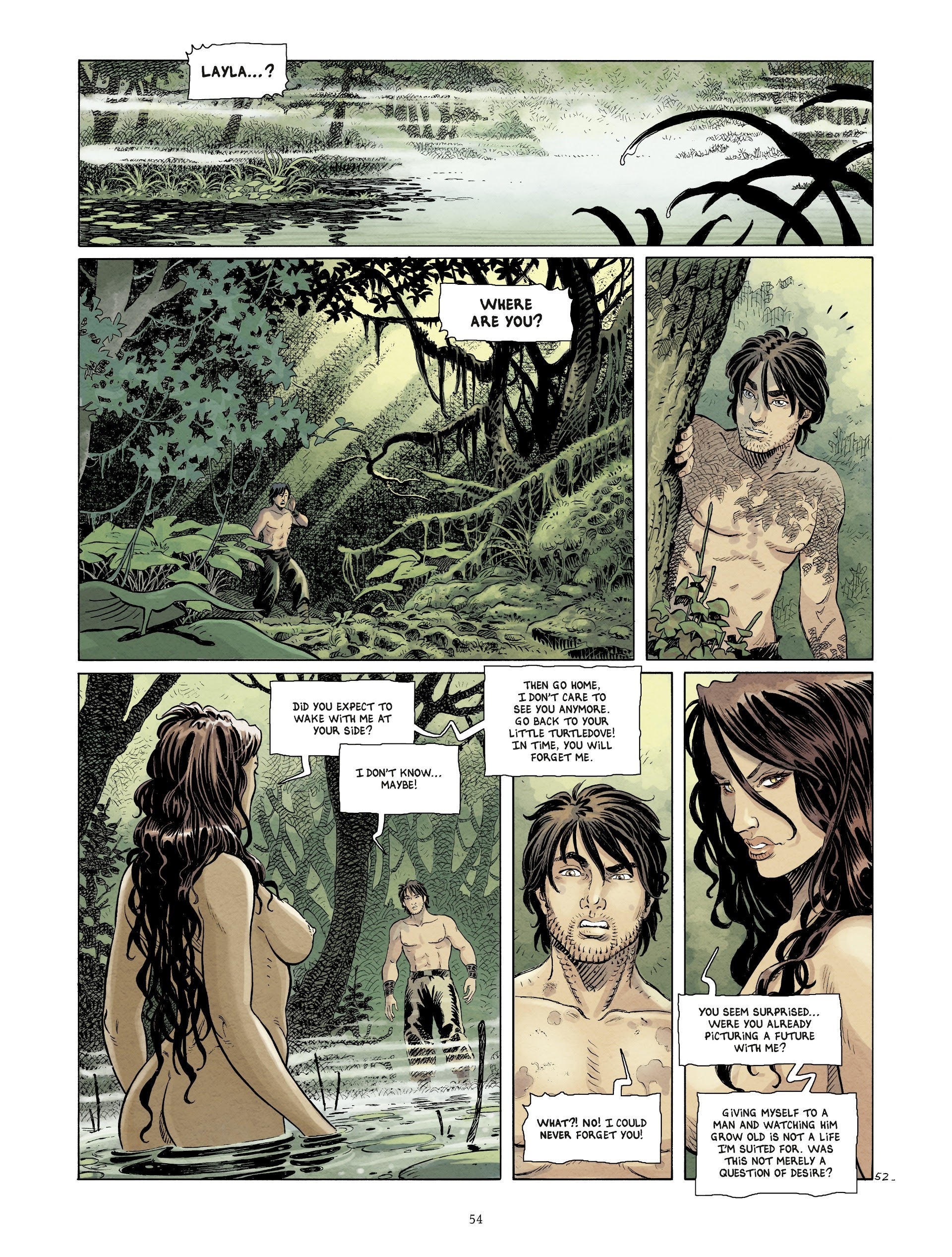 Read online Layla: A Tale of the Scarlet Swamp comic -  Issue # TPB - 56
