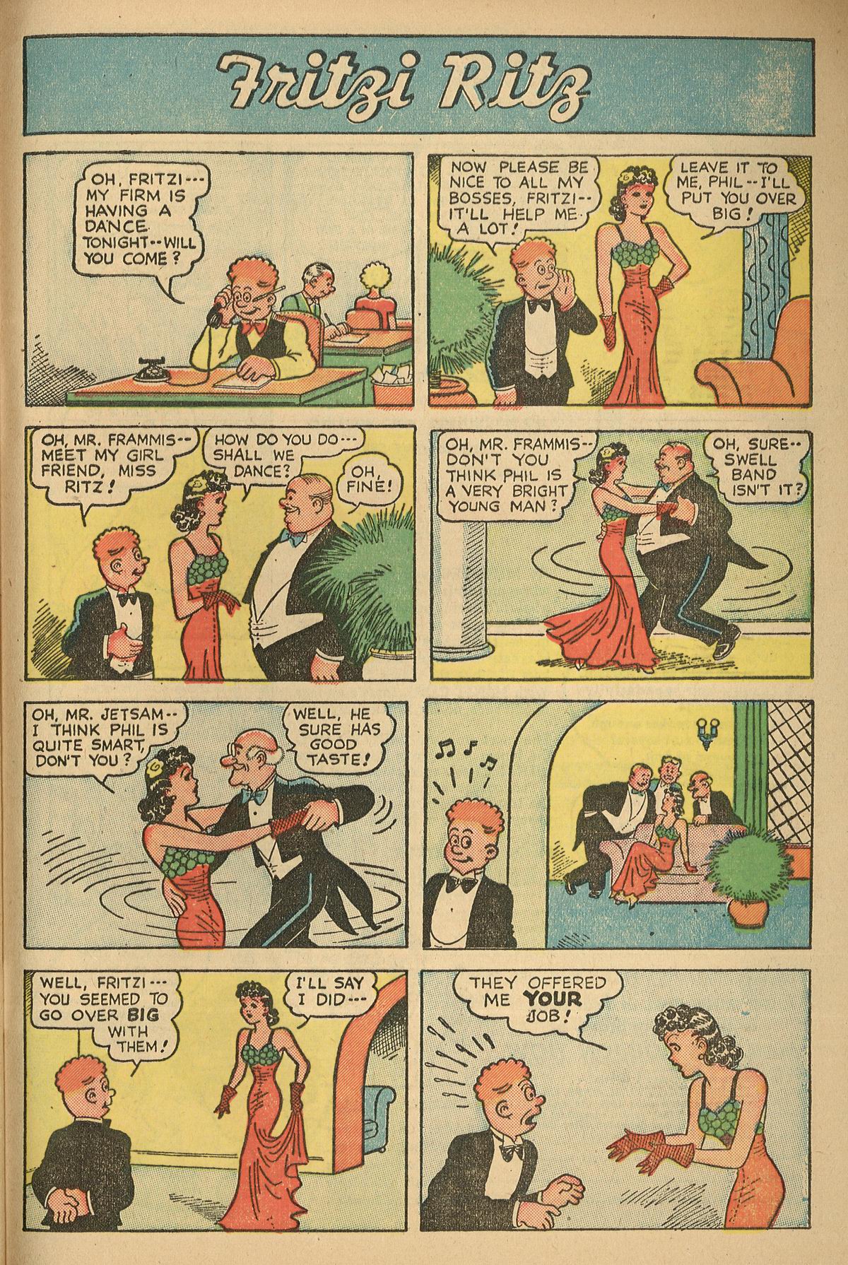 Read online Fritzi Ritz (1948) comic -  Issue #4 - 33
