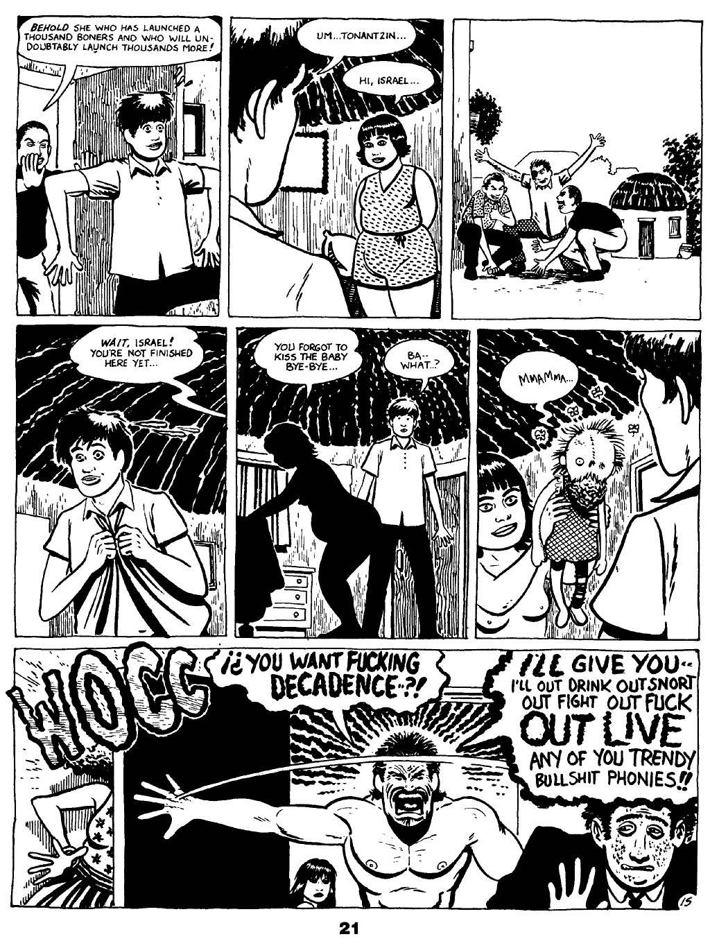 Read online Love and Rockets (1982) comic -  Issue #19 - 23