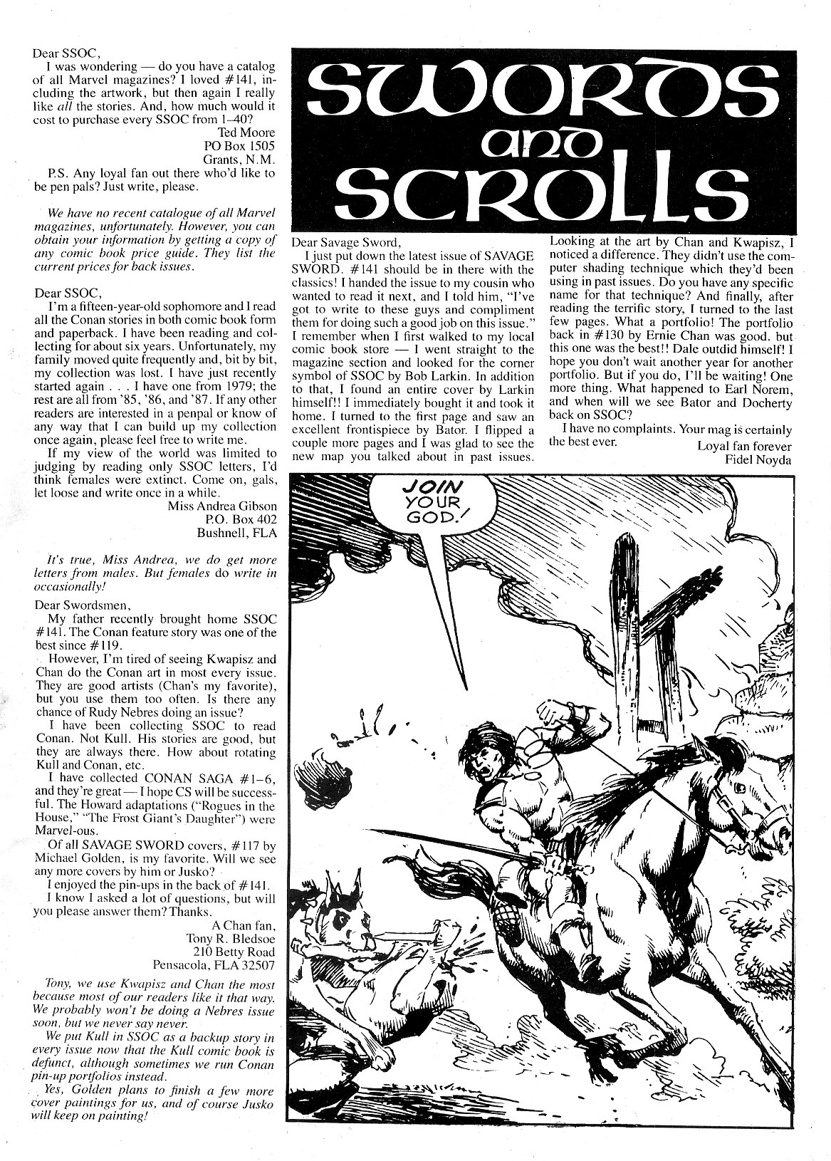 Read online The Savage Sword Of Conan comic -  Issue #145 - 4