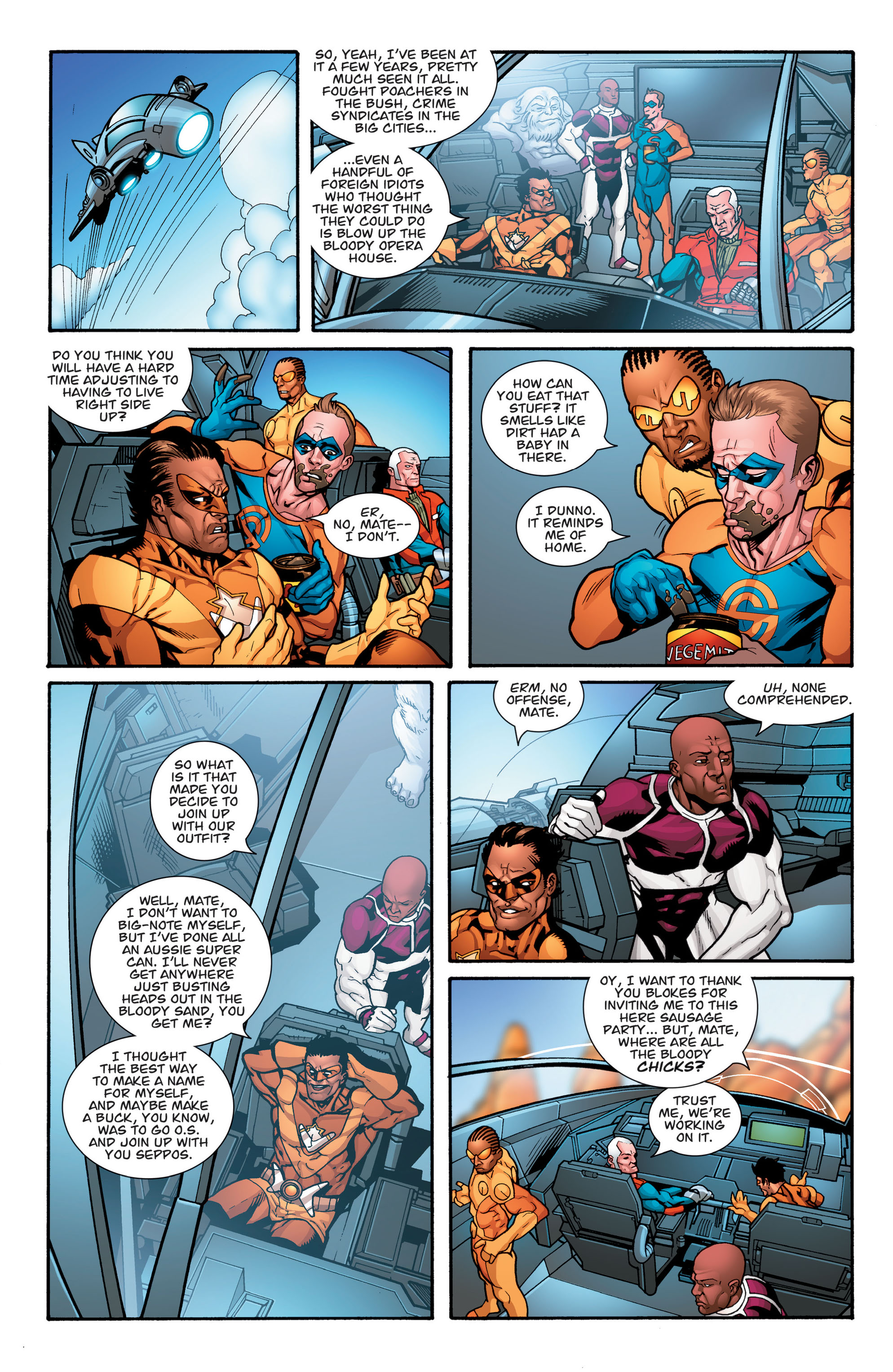 Read online Guarding the Globe (2010) comic -  Issue #2 - 7