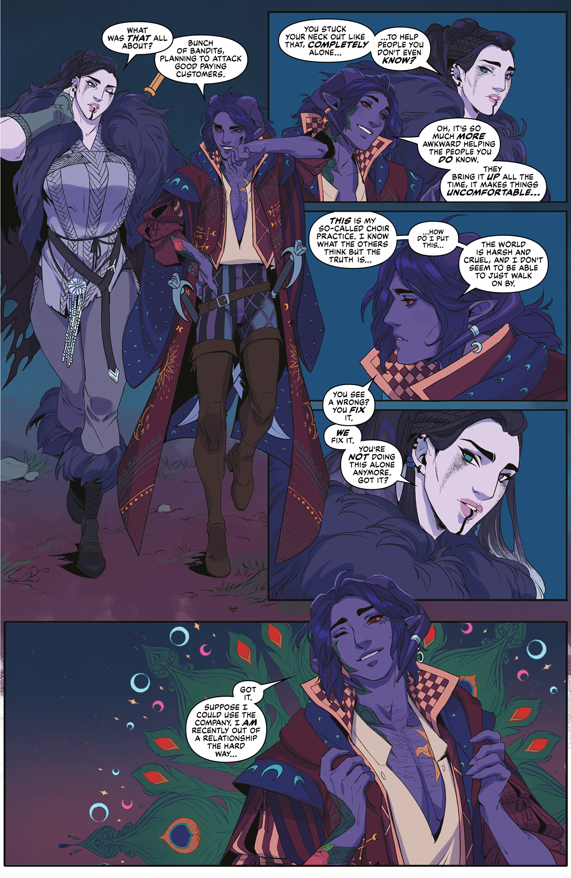 Read online Critical Role: The Mighty Nein Origins - Mollymauk Tealeaf comic -  Issue # Full - 43