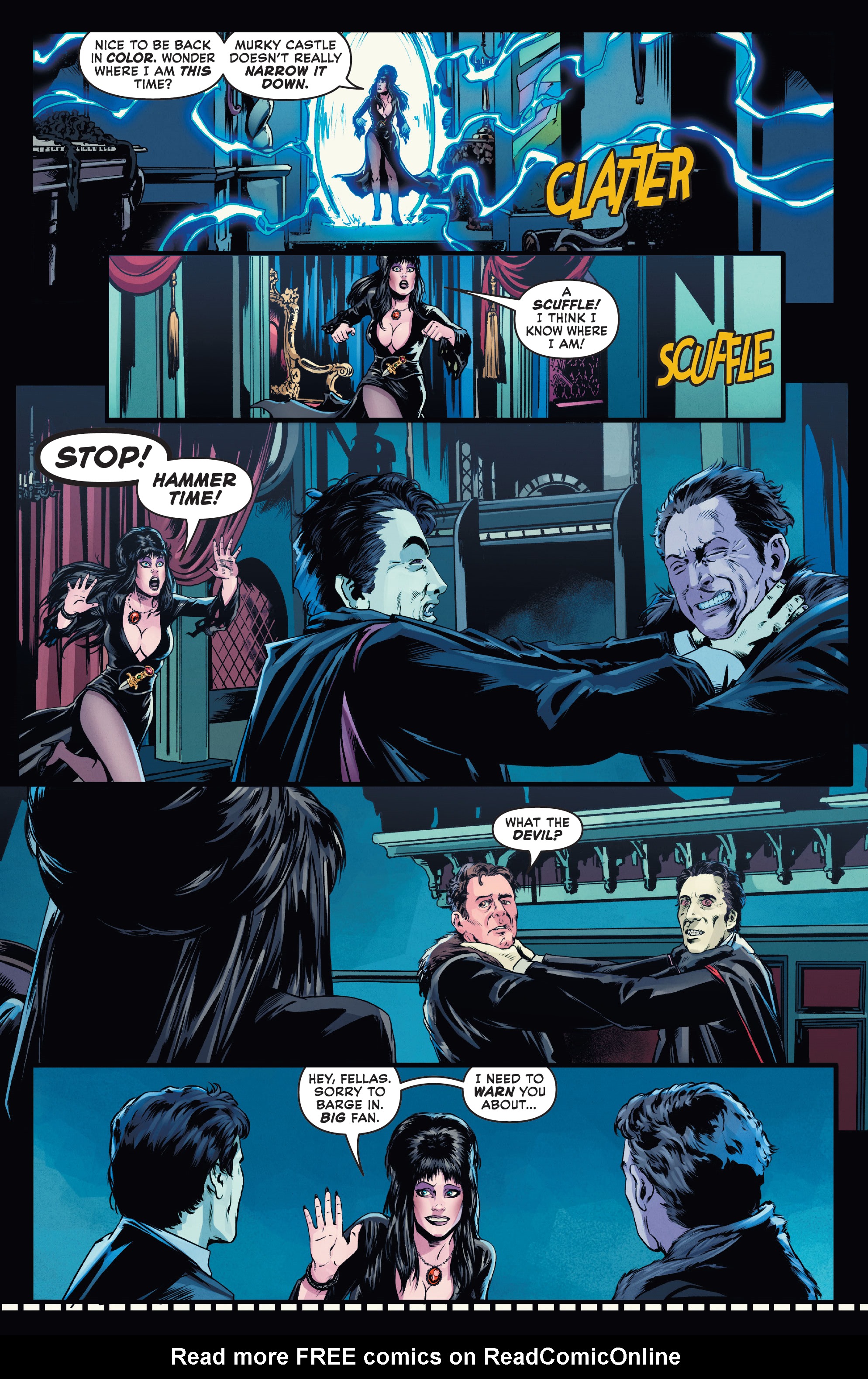 Read online Elvira in Monsterland comic -  Issue #1 - 16