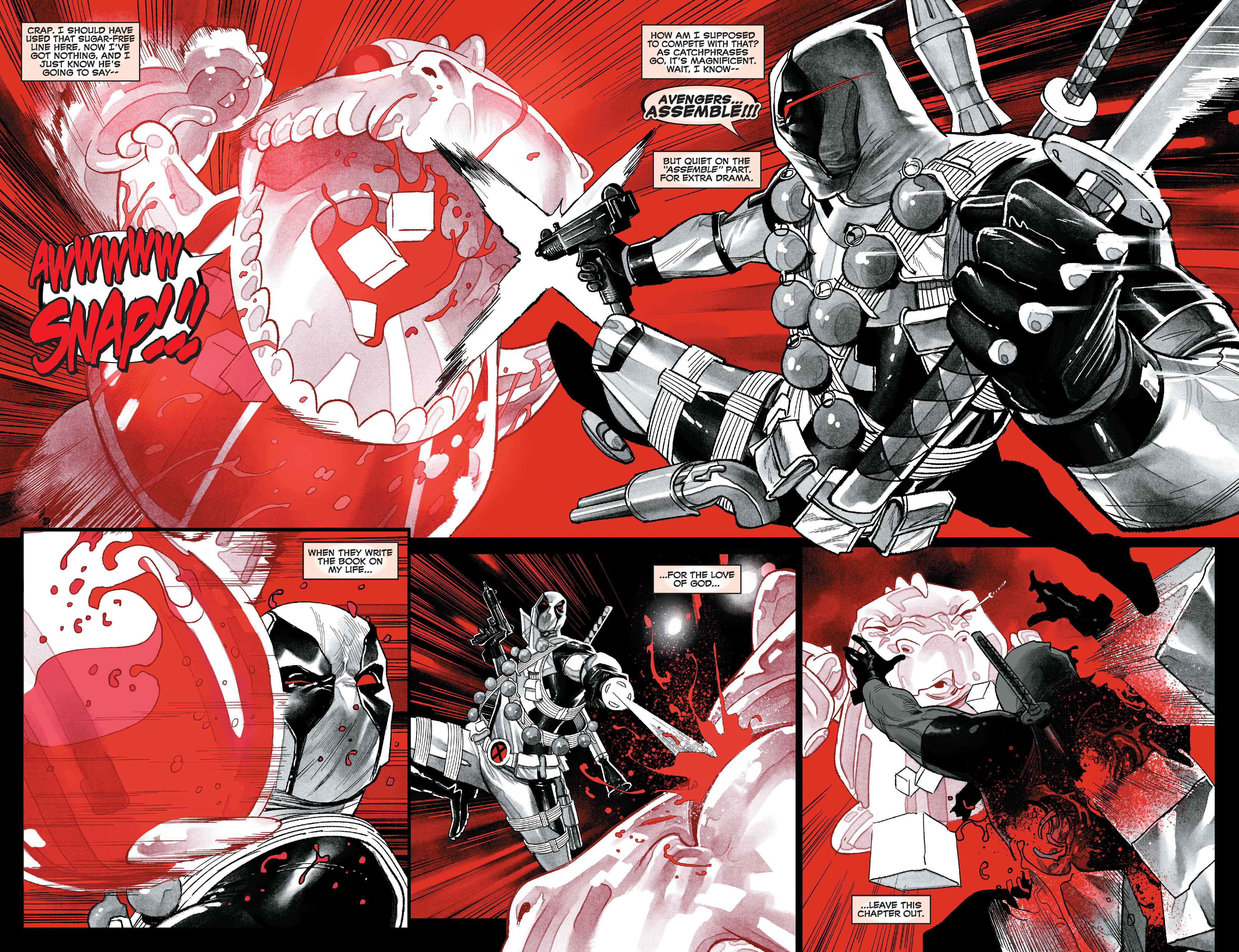 Read online Deadpool: Black, White & Blood comic -  Issue #4 - 9
