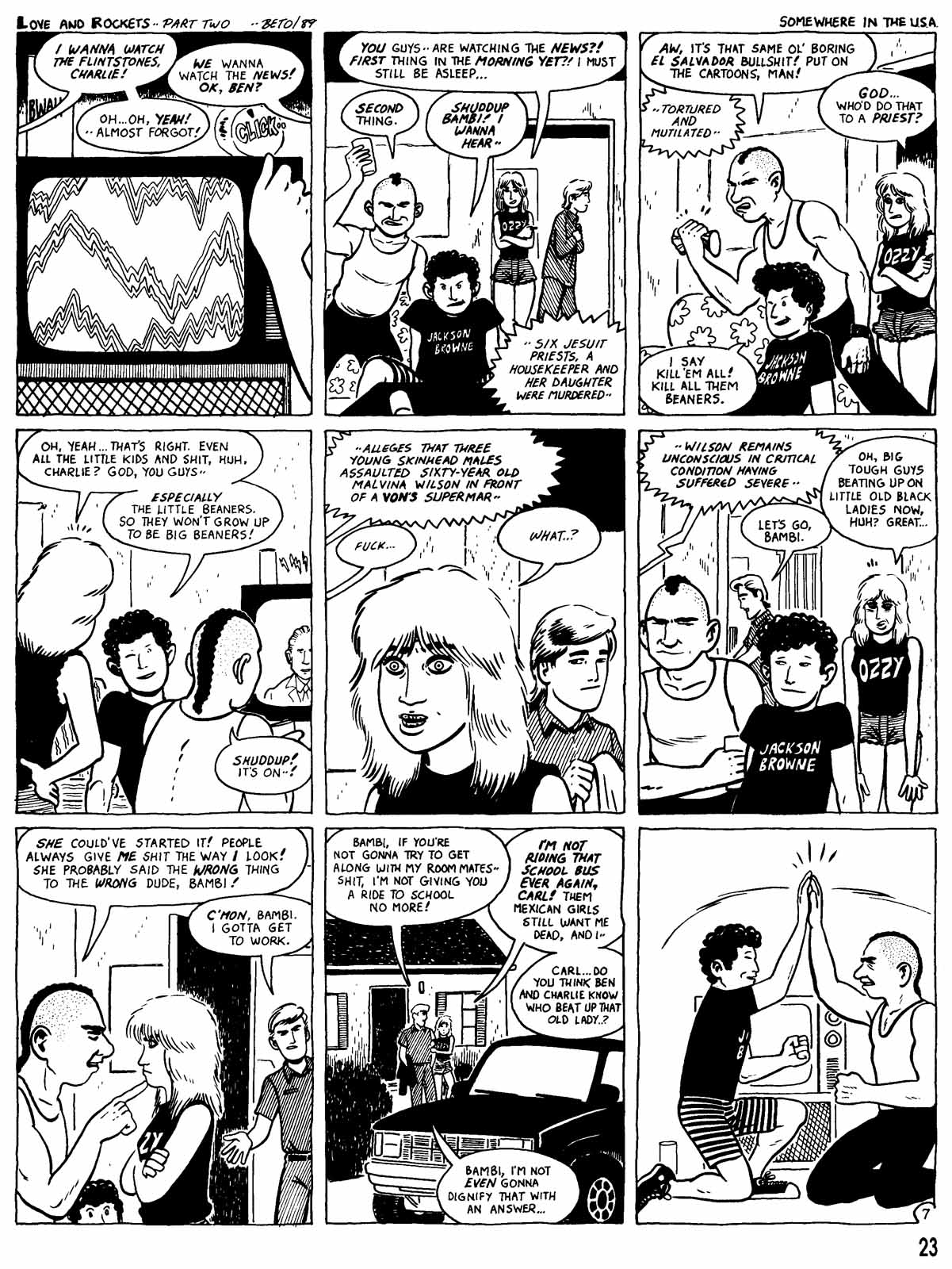 Read online Love and Rockets (1982) comic -  Issue #32 - 25