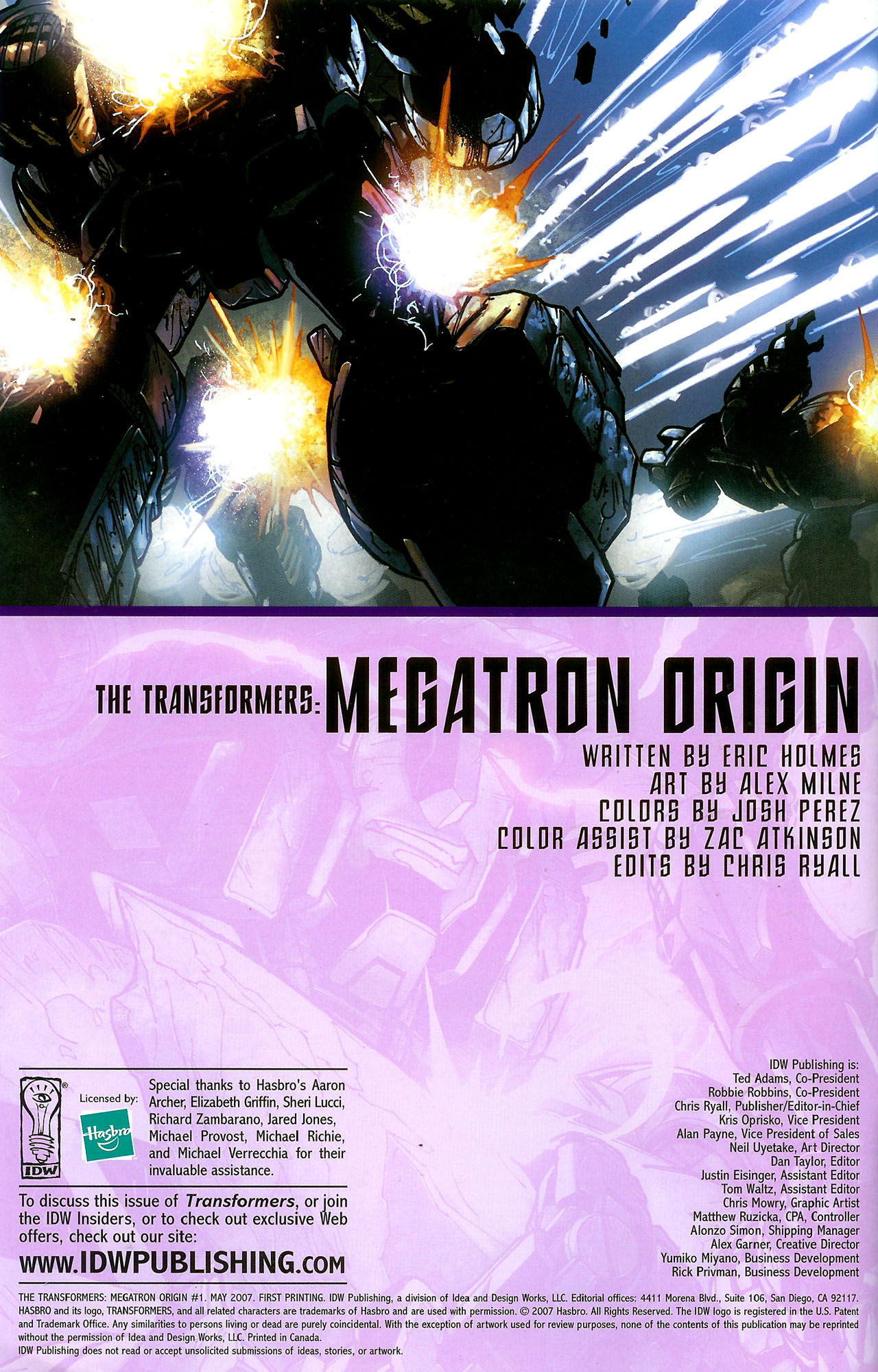Read online The Transformers Megatron Origin comic -  Issue #1 - 3