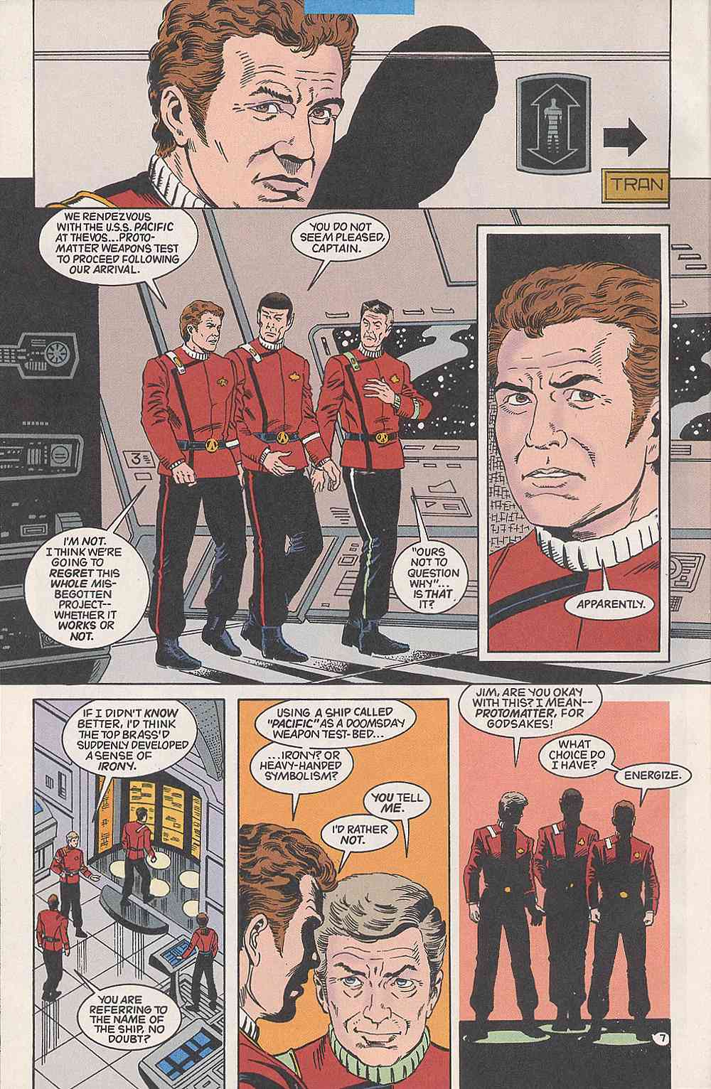 Read online Star Trek (1989) comic -  Issue #49 - 6