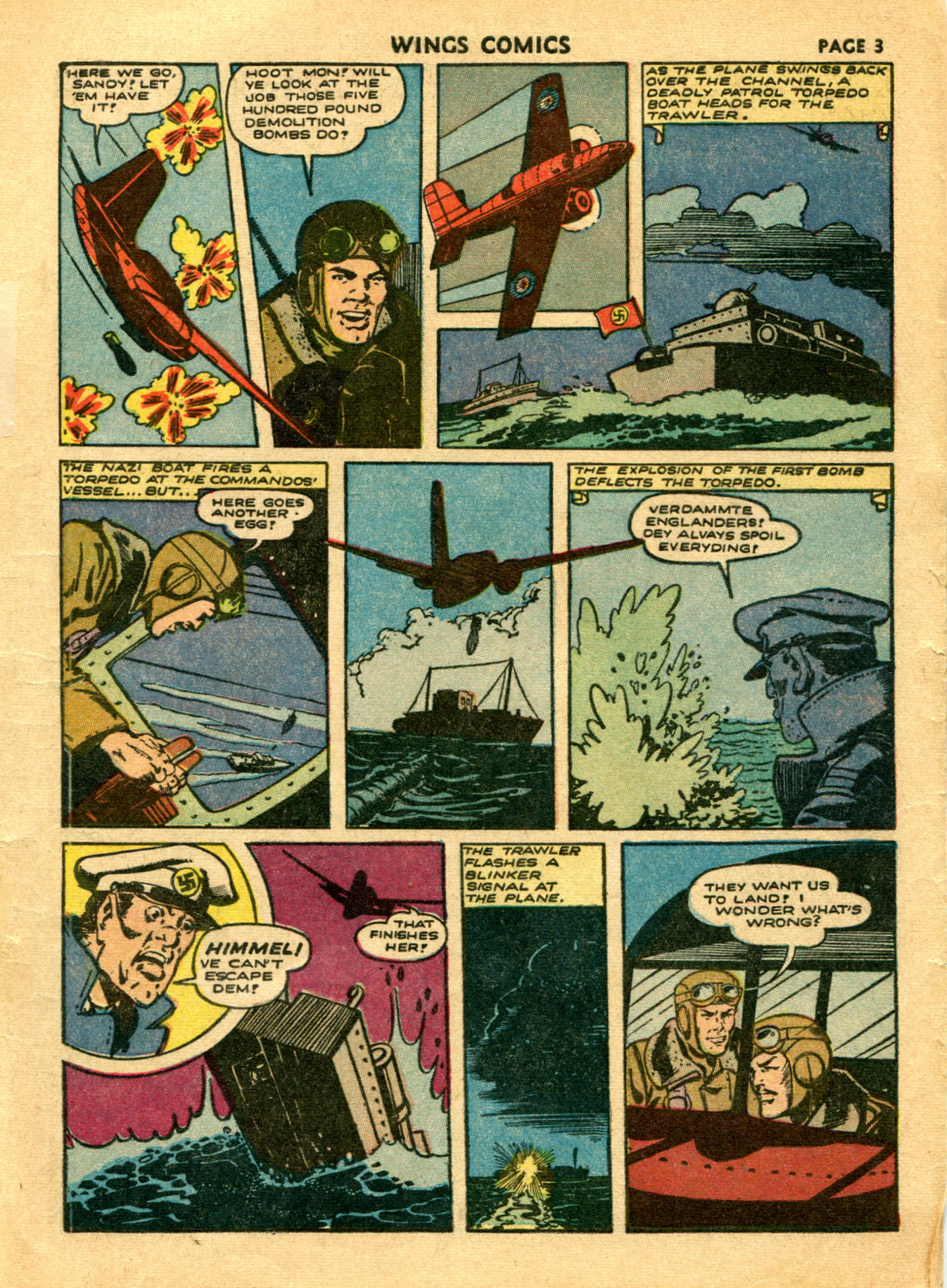 Read online Wings Comics comic -  Issue #25 - 5
