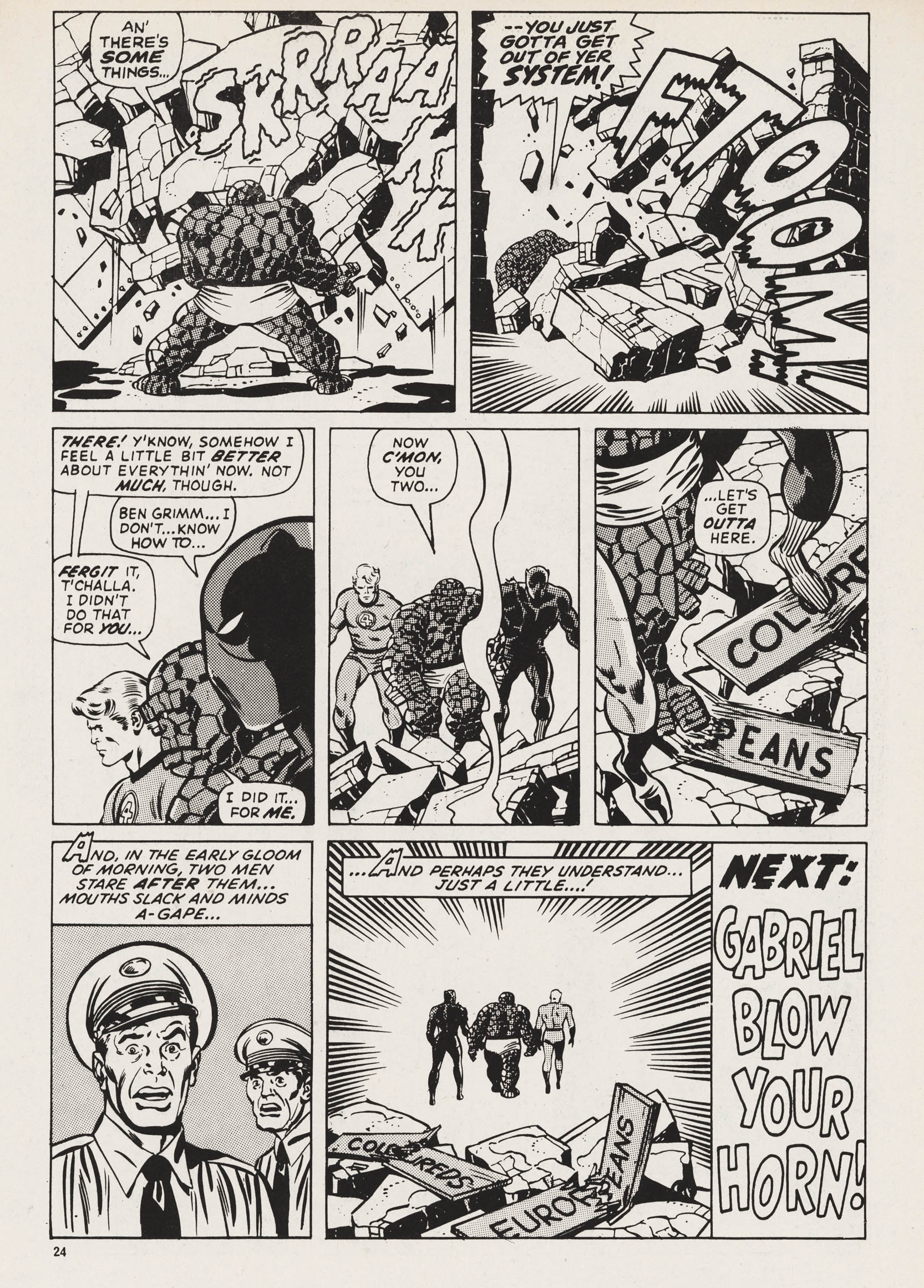 Read online Captain Britain (1976) comic -  Issue #21 - 24