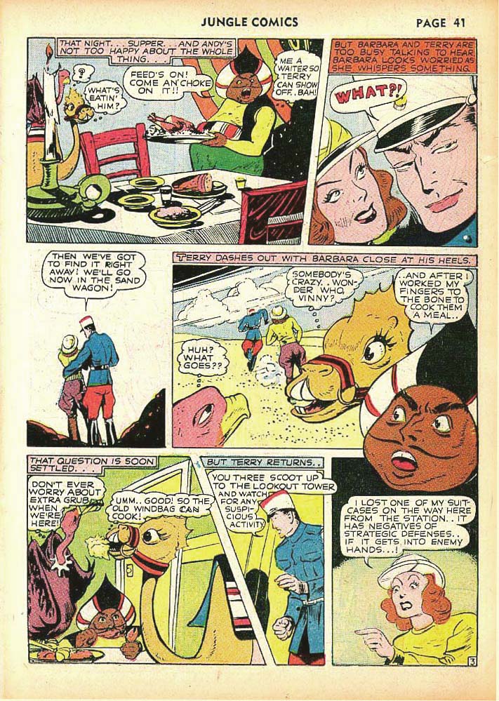 Read online Jungle Comics comic -  Issue #25 - 43