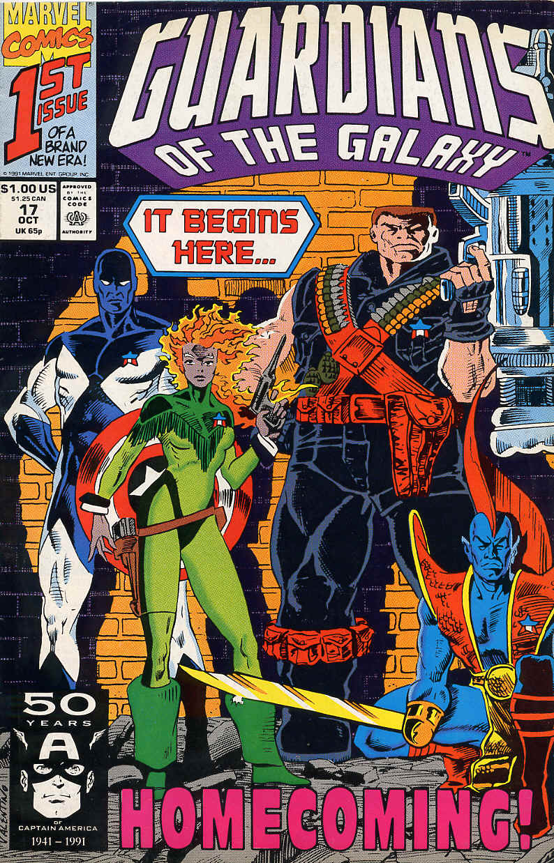 Read online Guardians of the Galaxy (1990) comic -  Issue #17 - 1