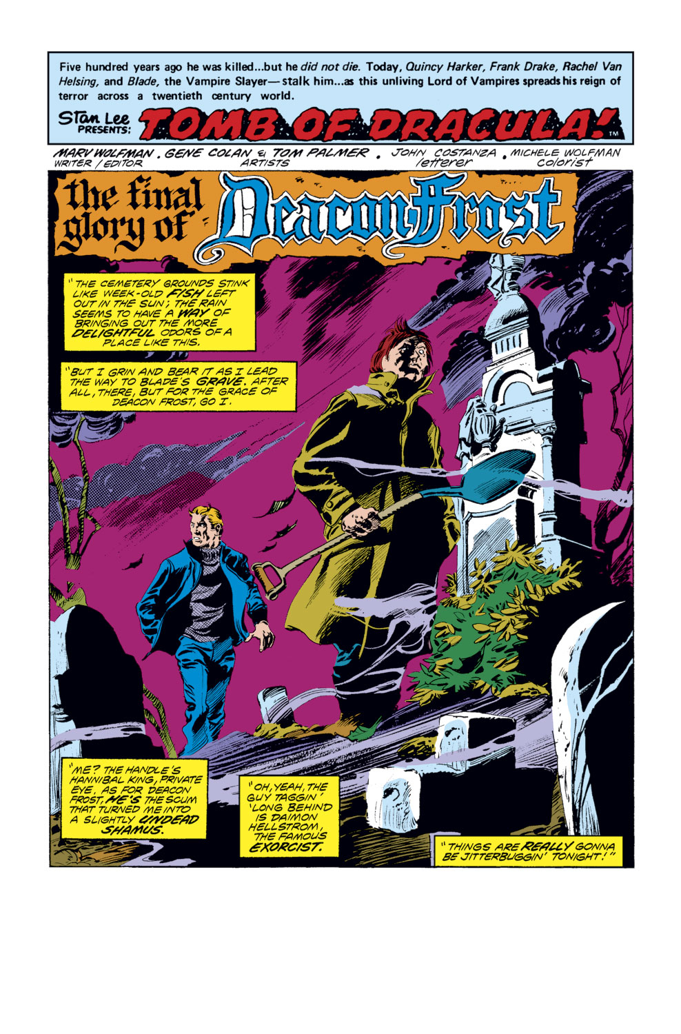 Read online Tomb of Dracula (1972) comic -  Issue #53 - 2