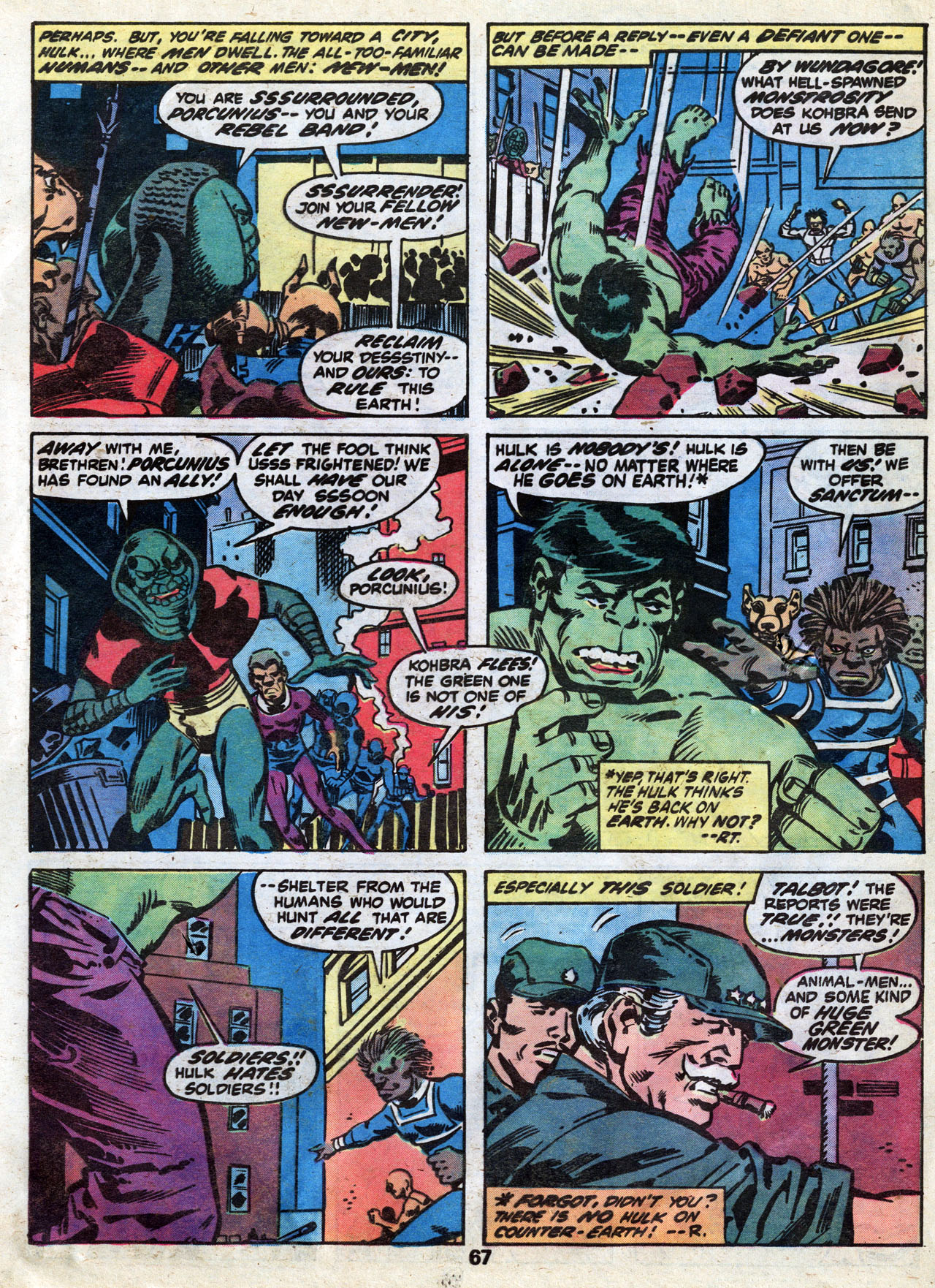 Read online Marvel Treasury Edition comic -  Issue #17 - 68