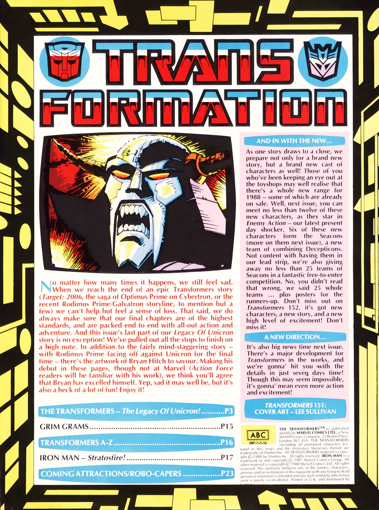 Read online The Transformers (UK) comic -  Issue #151 - 2