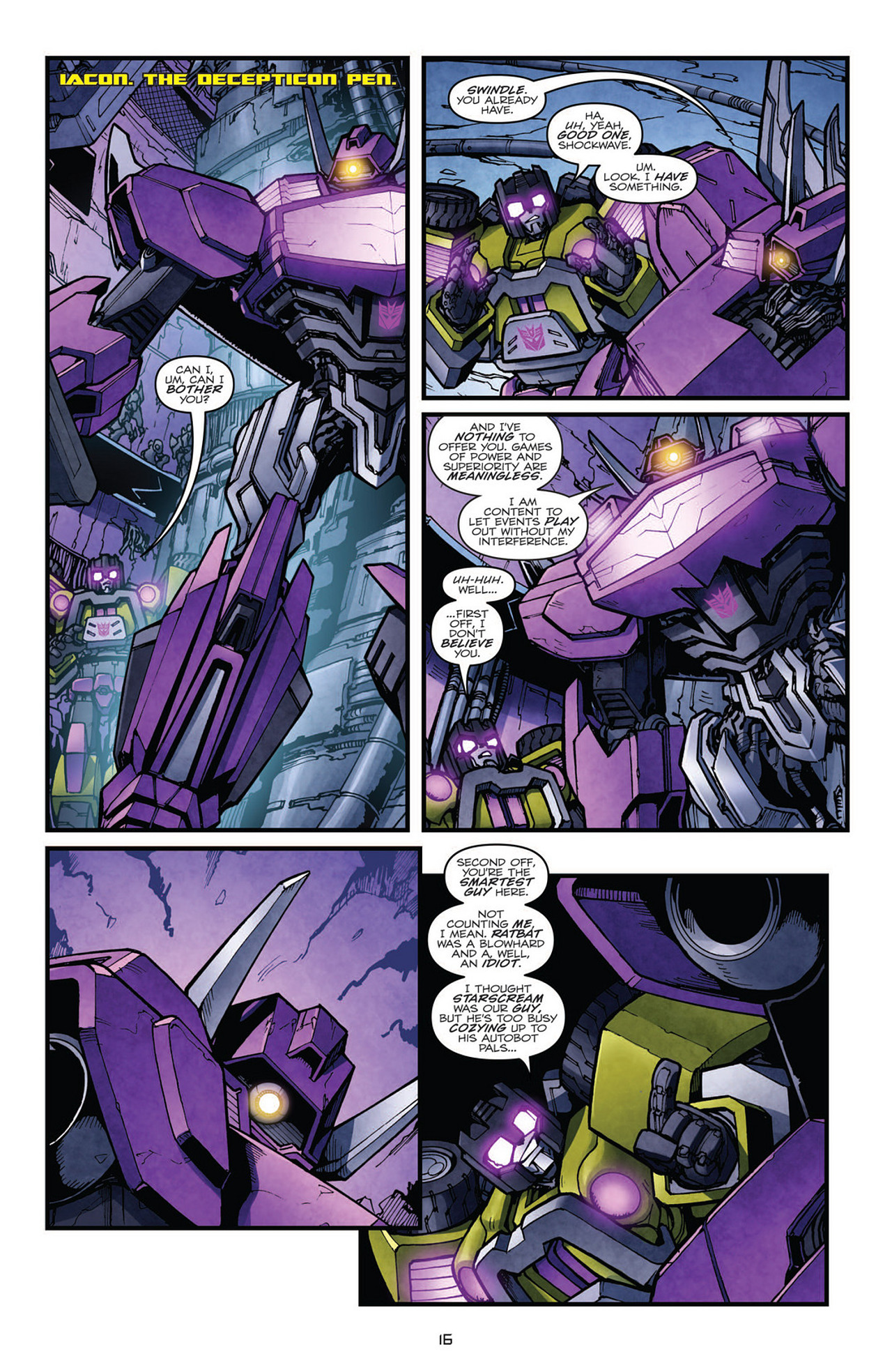 Read online Transformers: Robots In Disguise (2012) comic -  Issue #8 - 19