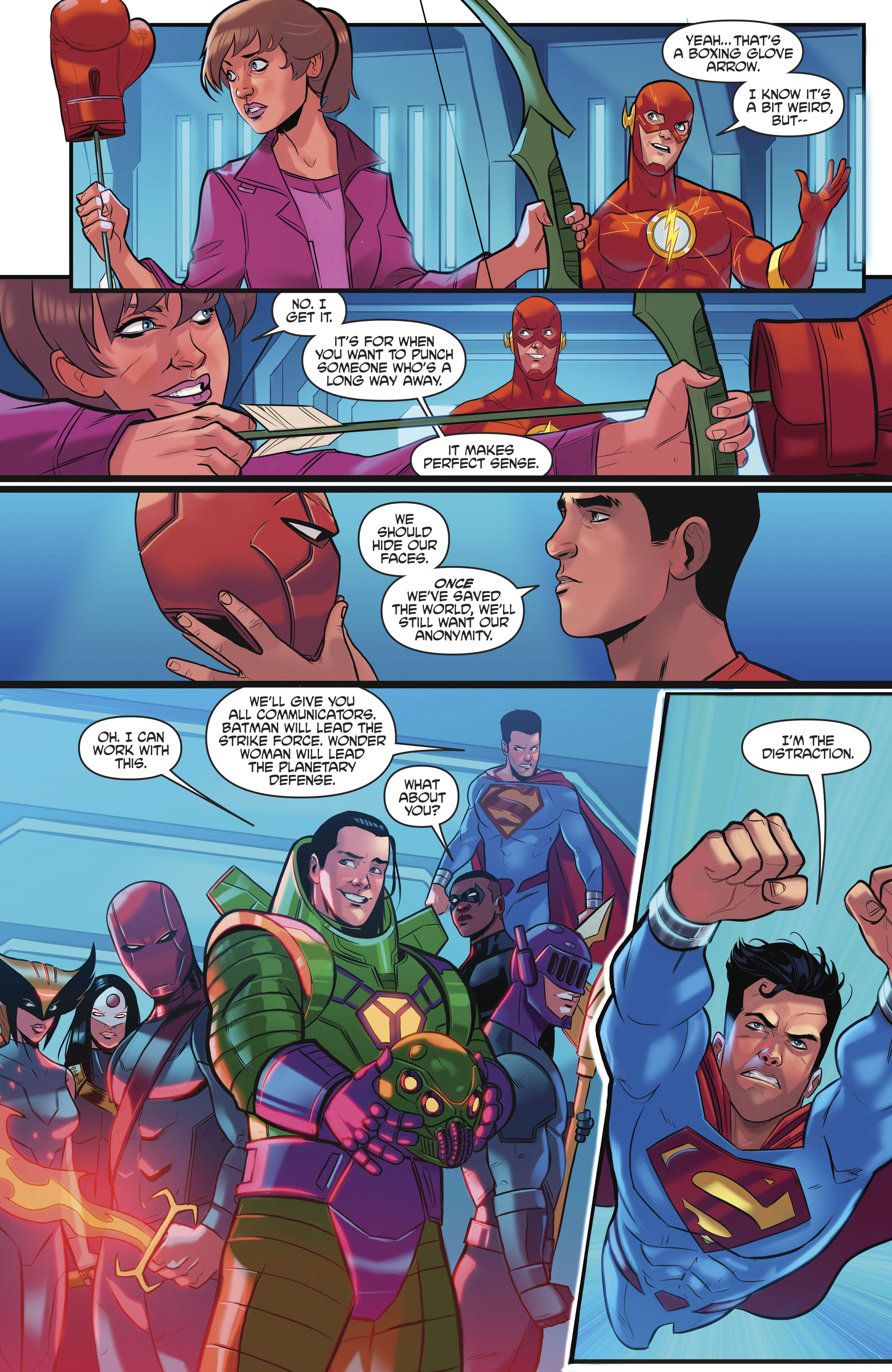 Read online Justice League/Mighty Morphin' Power Rangers comic -  Issue #4 - 17