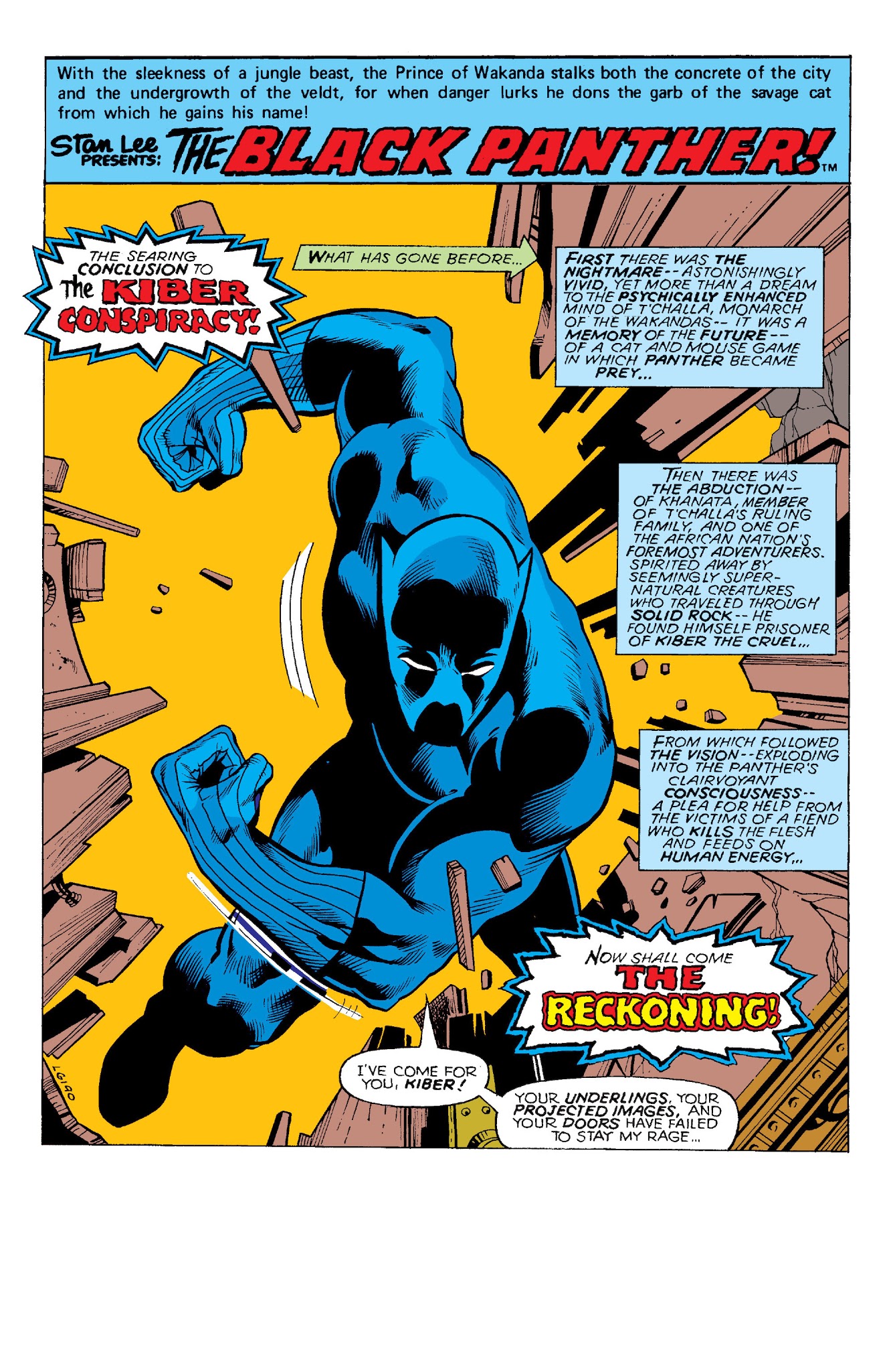 Read online Marvel Masterworks: The Black Panther comic -  Issue # TPB 2 - 221