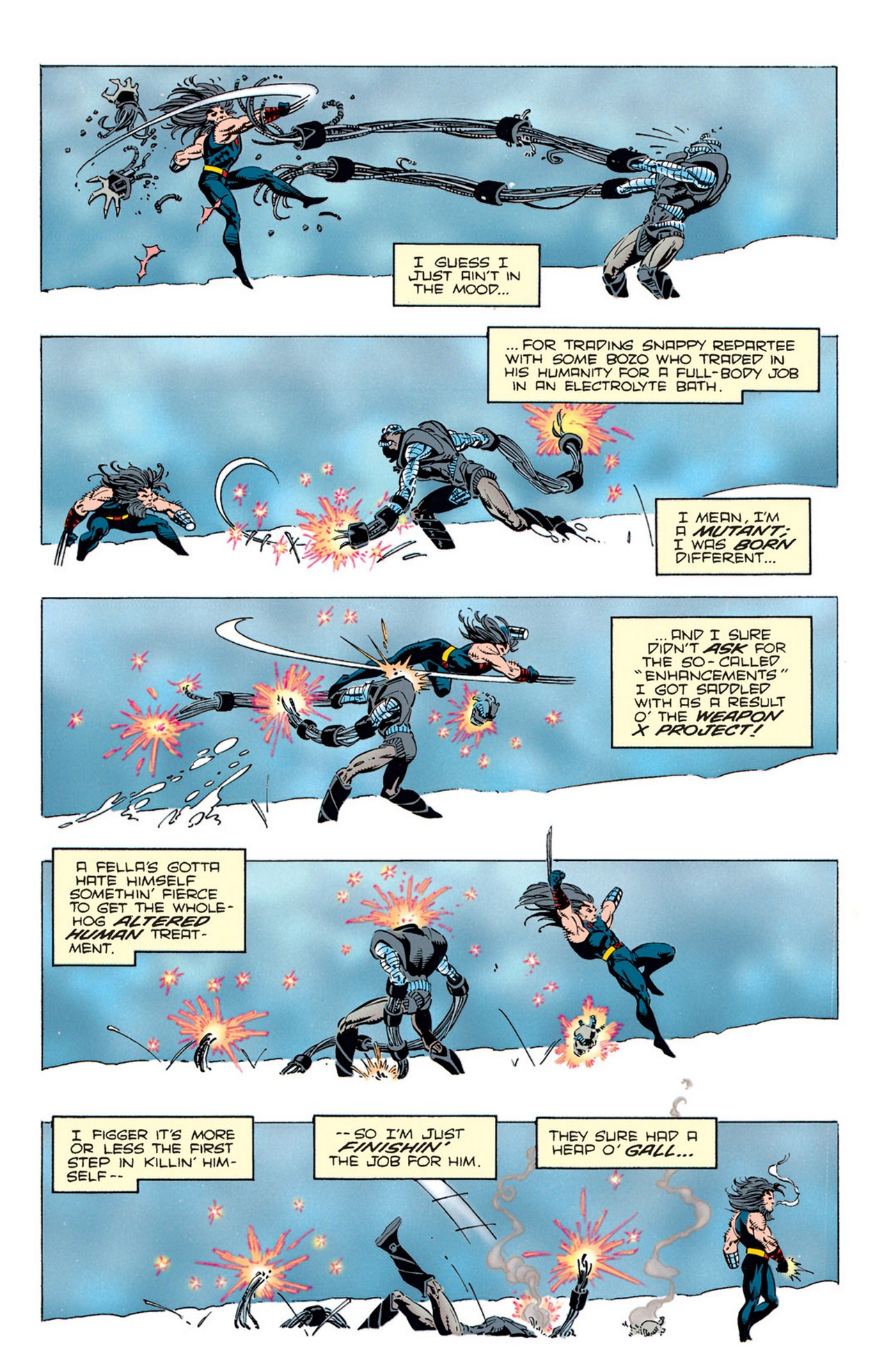 Read online Weapon X (1995) comic -  Issue #3 - 5