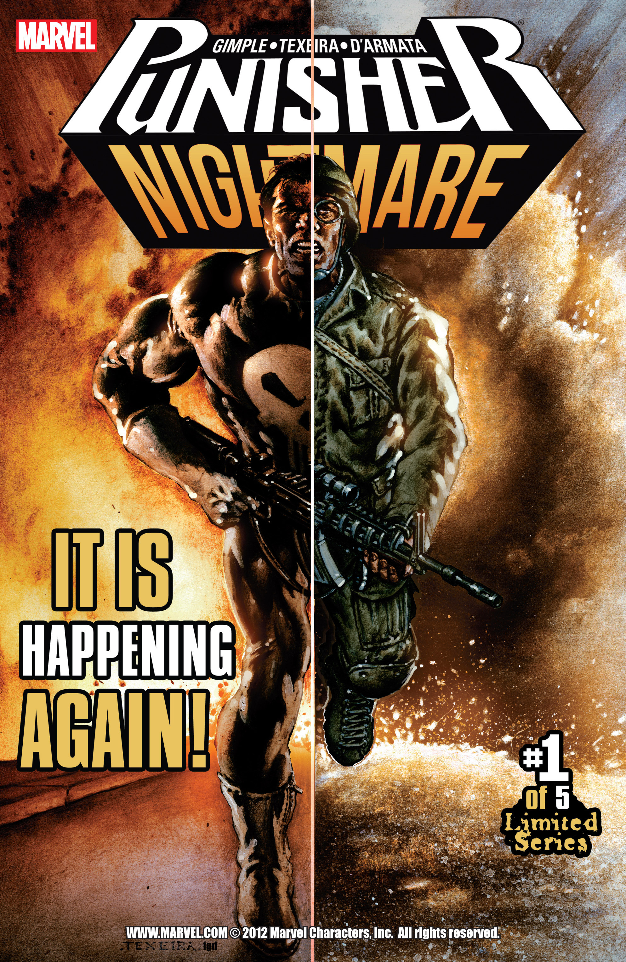 Read online Punisher: Nightmare comic -  Issue #1 - 1