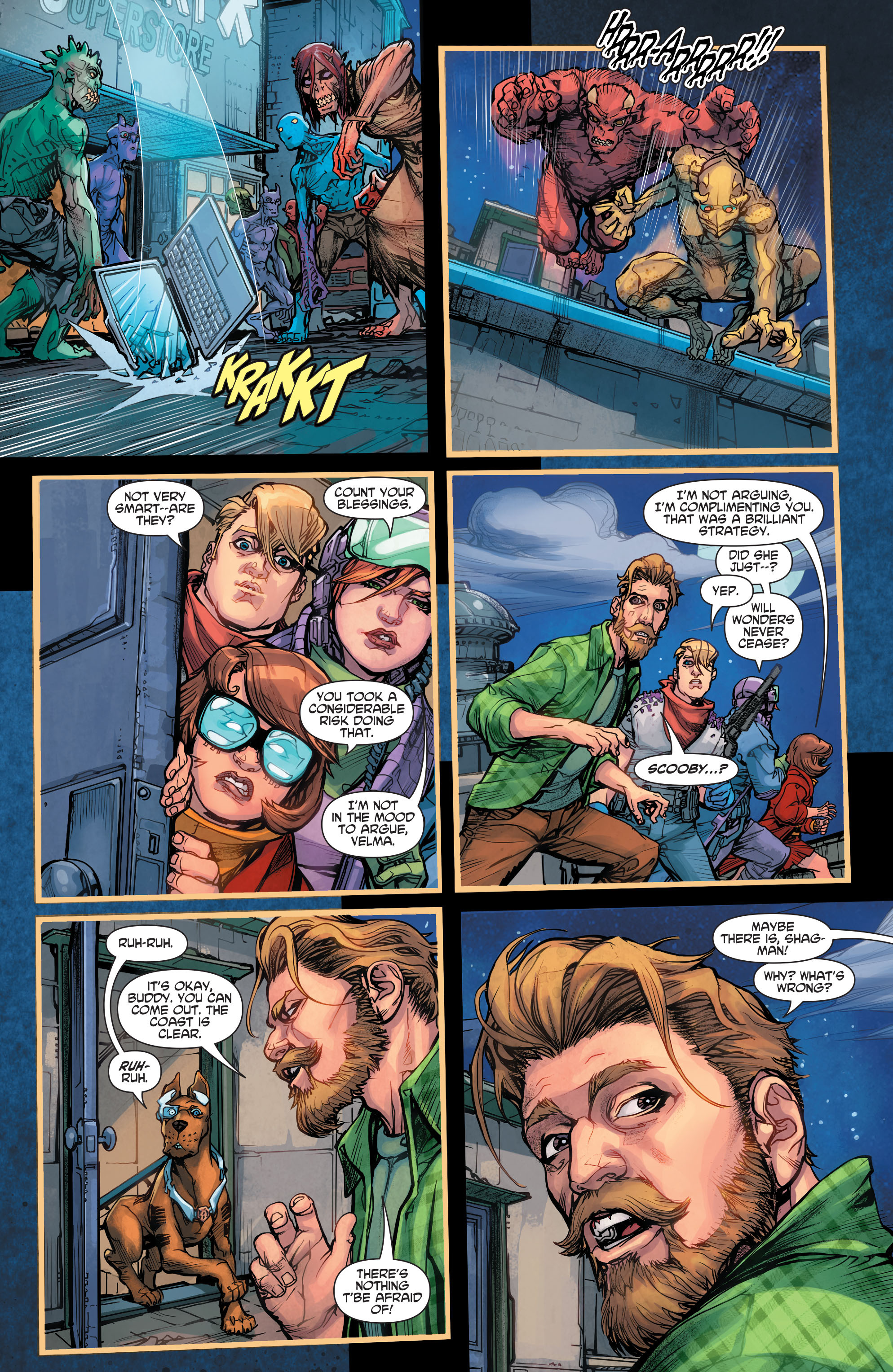 Read online Scooby Apocalypse comic -  Issue #7 - 8