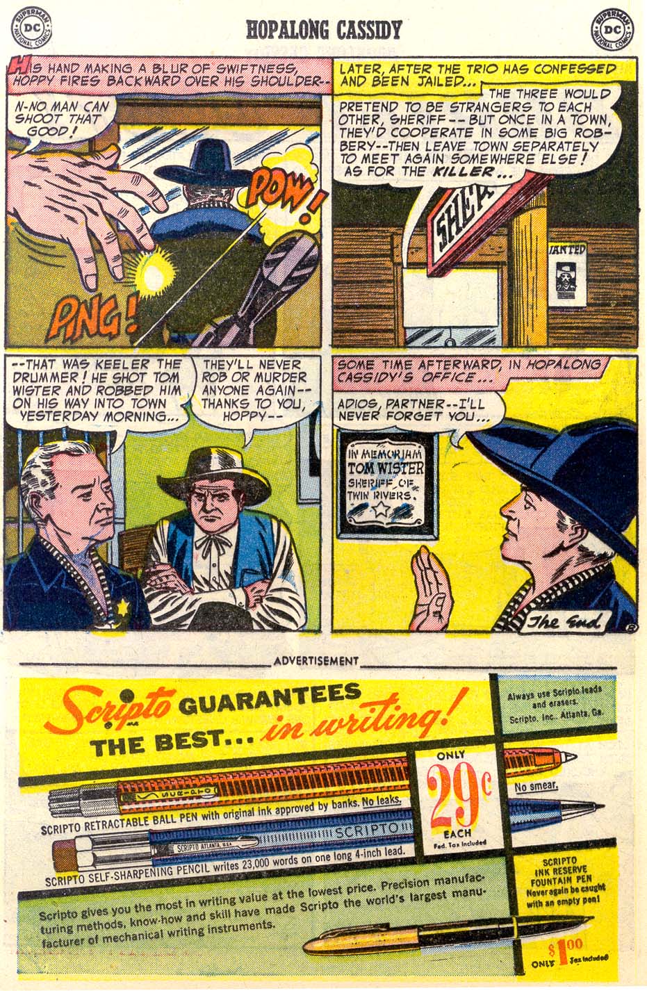 Read online Hopalong Cassidy comic -  Issue #91 - 21