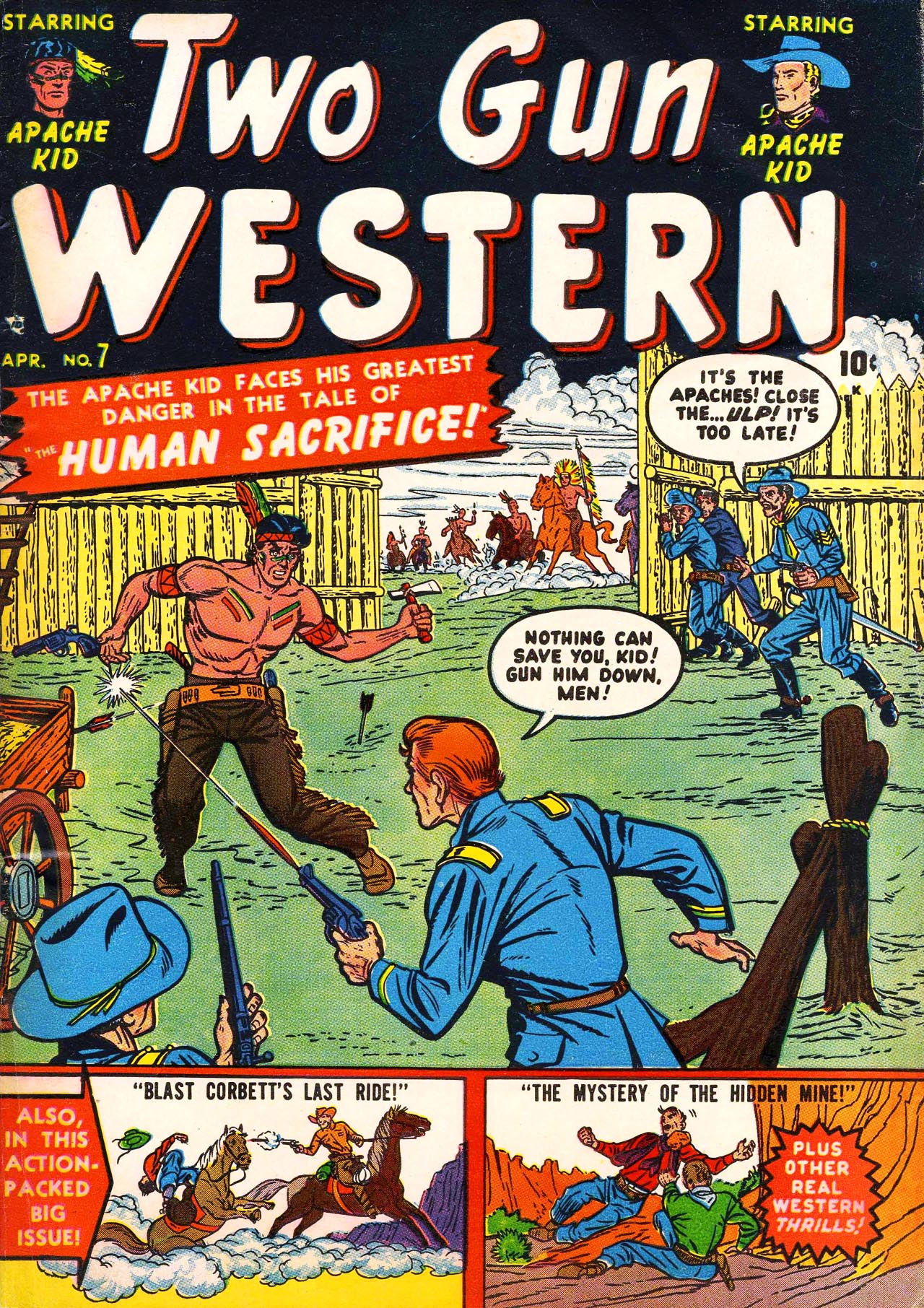 Read online Two Gun Western (1950) comic -  Issue #7 - 1