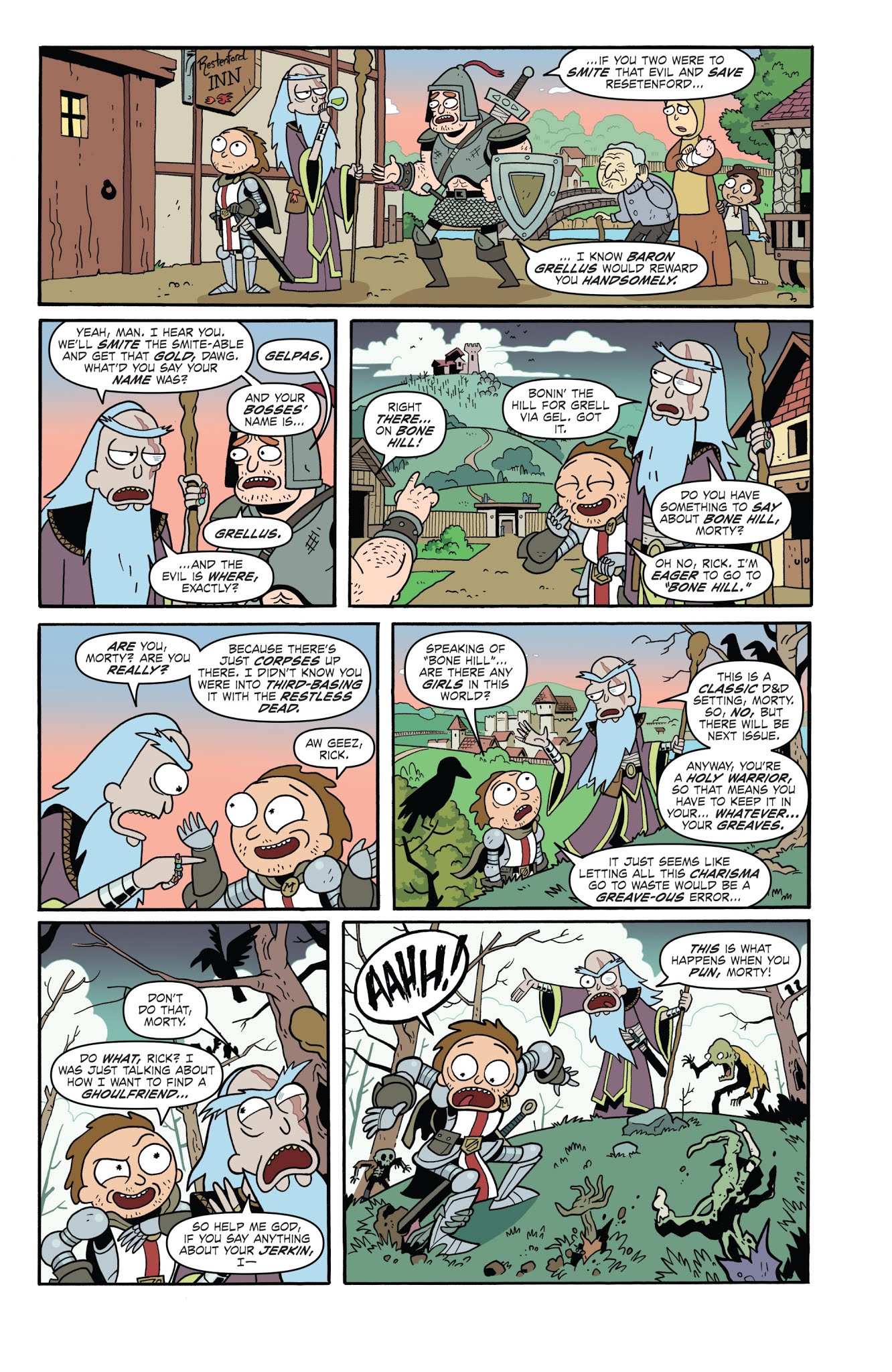 Read online Rick and Morty vs Dungeons & Dragons comic -  Issue #1 - 19