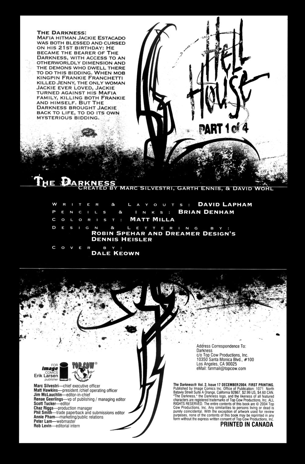 Read online The Darkness (2002) comic -  Issue #17 - 2