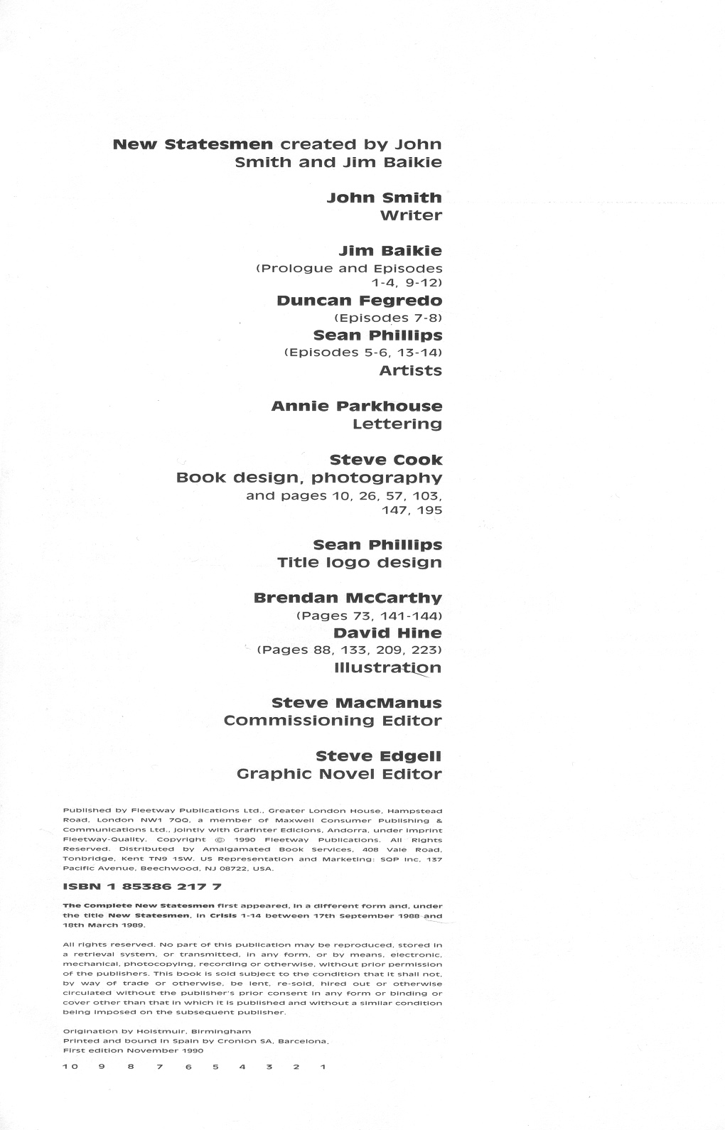 Read online New Statesmen comic -  Issue # TPB - 5