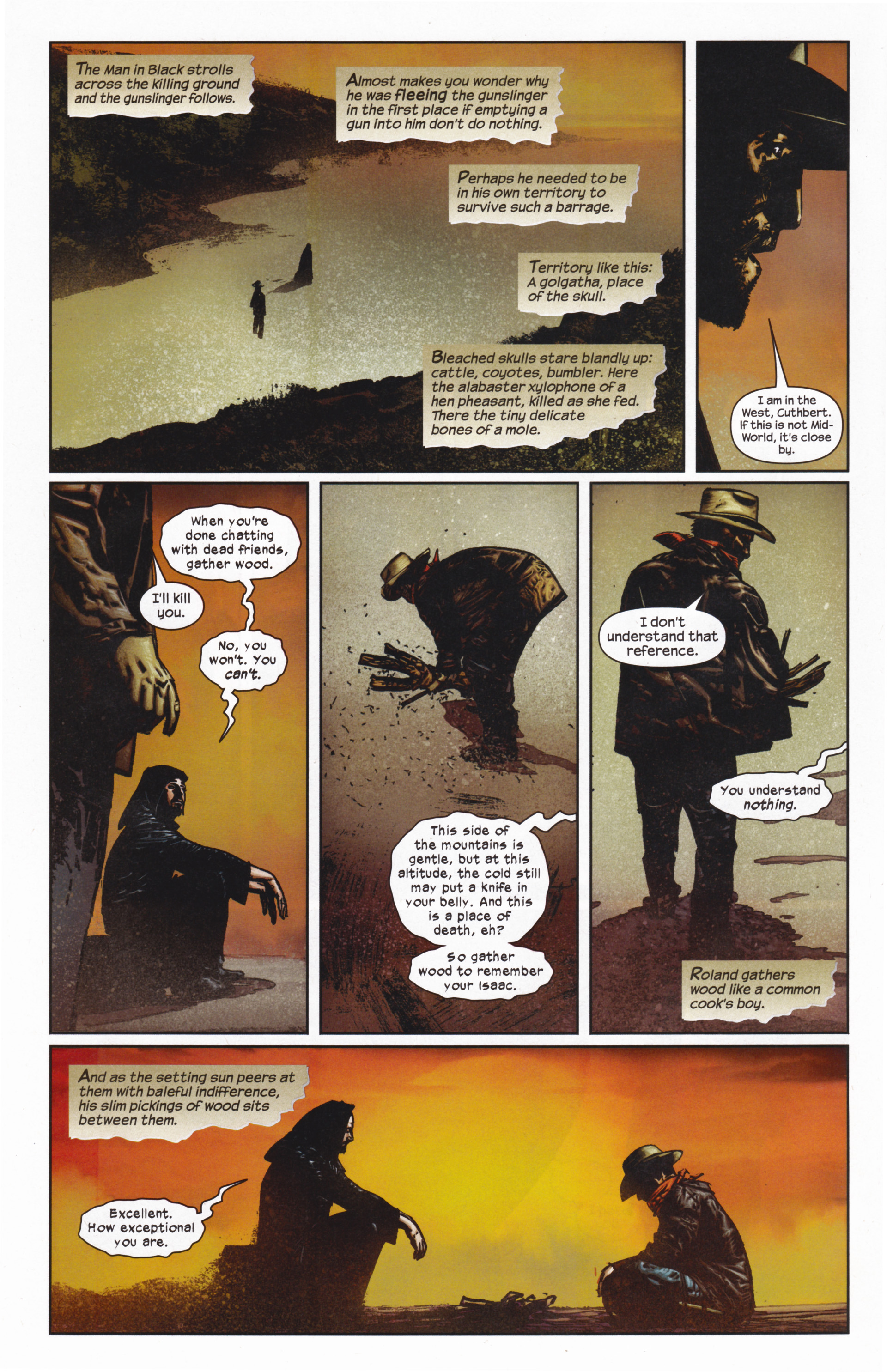 Read online Dark Tower: The Gunslinger - The Man in Black comic -  Issue #5 - 5