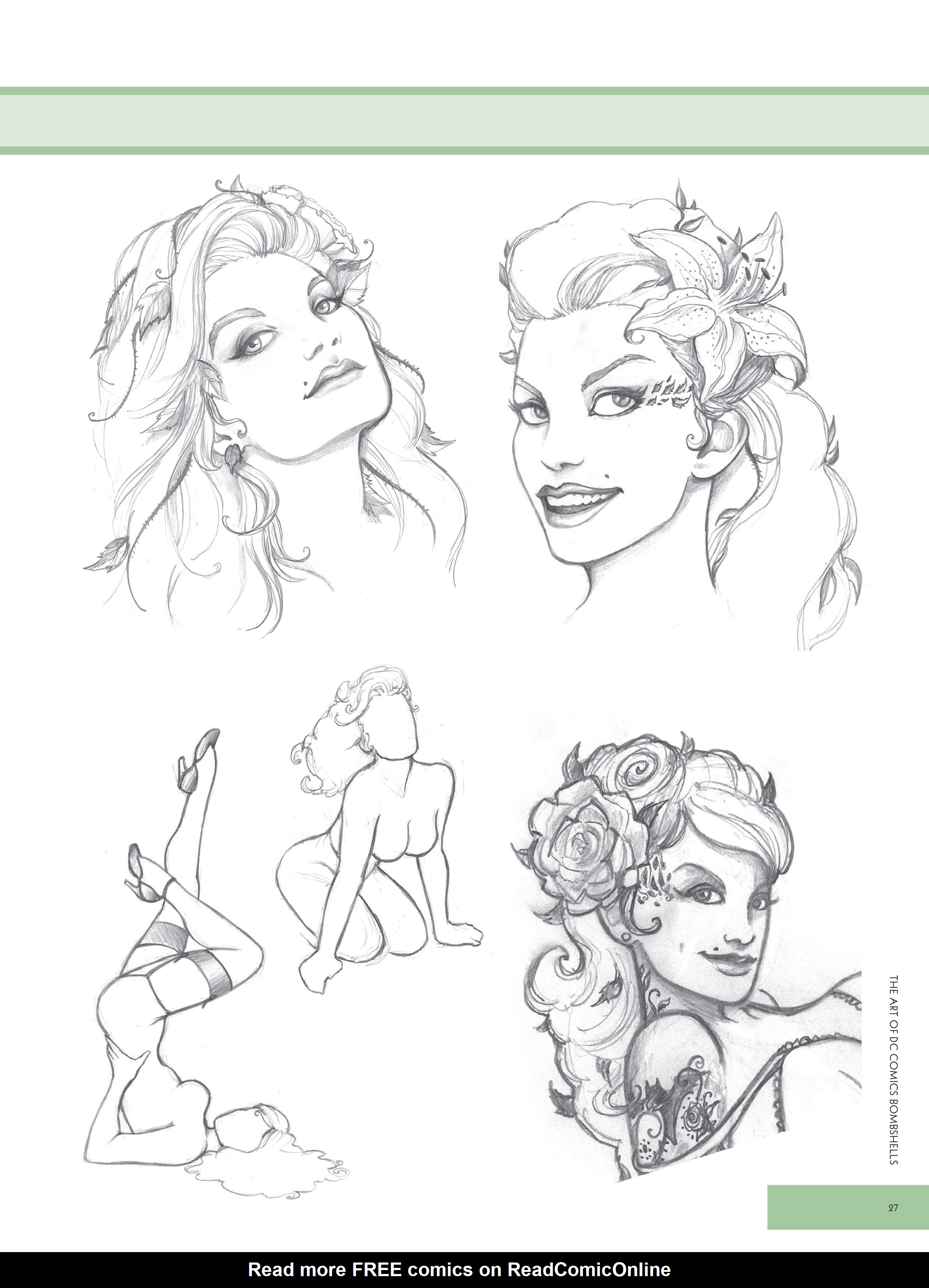 Read online The Art of DC Comics Bombshells comic -  Issue # TPB (Part 1) - 19