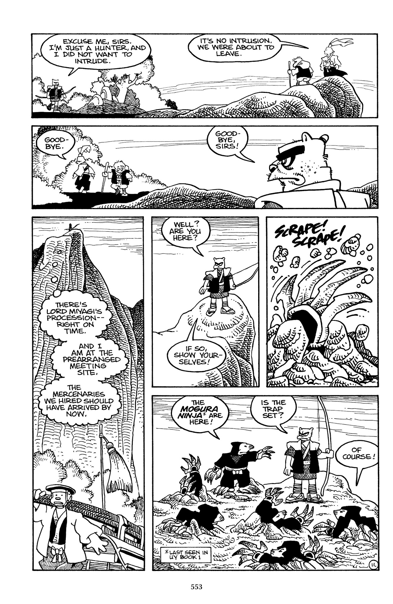 Read online The Usagi Yojimbo Saga comic -  Issue # TPB 1 - 540