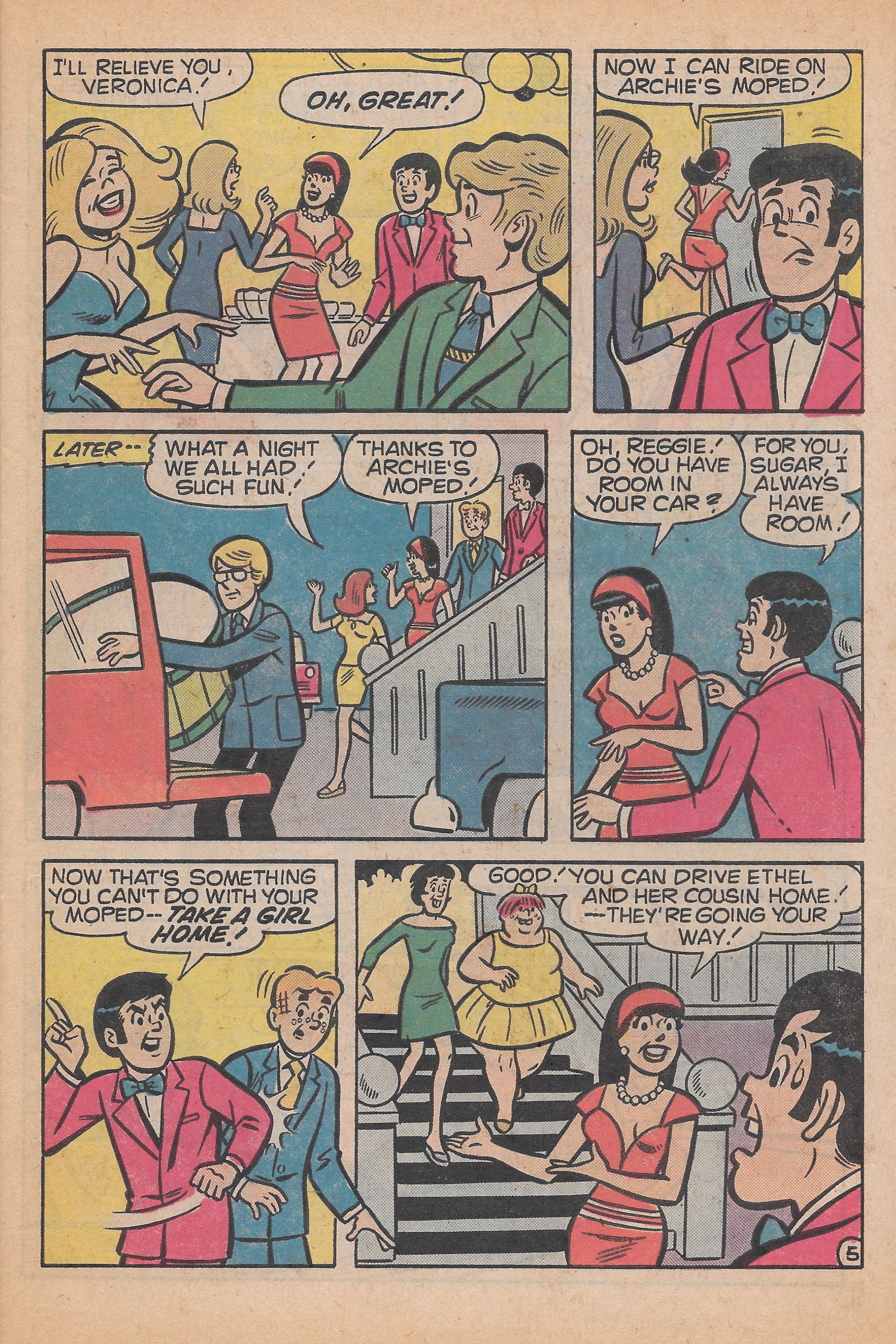 Read online Reggie and Me (1966) comic -  Issue #102 - 7