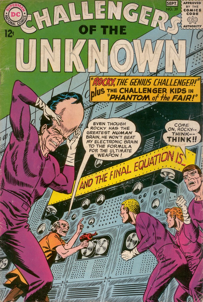 Read online Challengers of the Unknown (1958) comic -  Issue #39 - 1