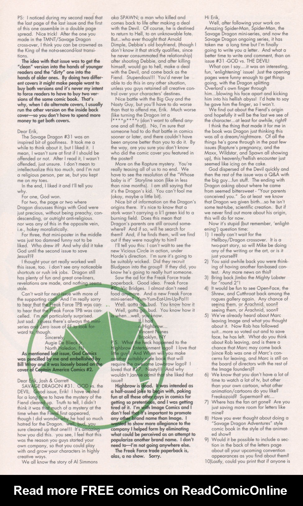 Read online The Savage Dragon (1993) comic -  Issue #33 - 28