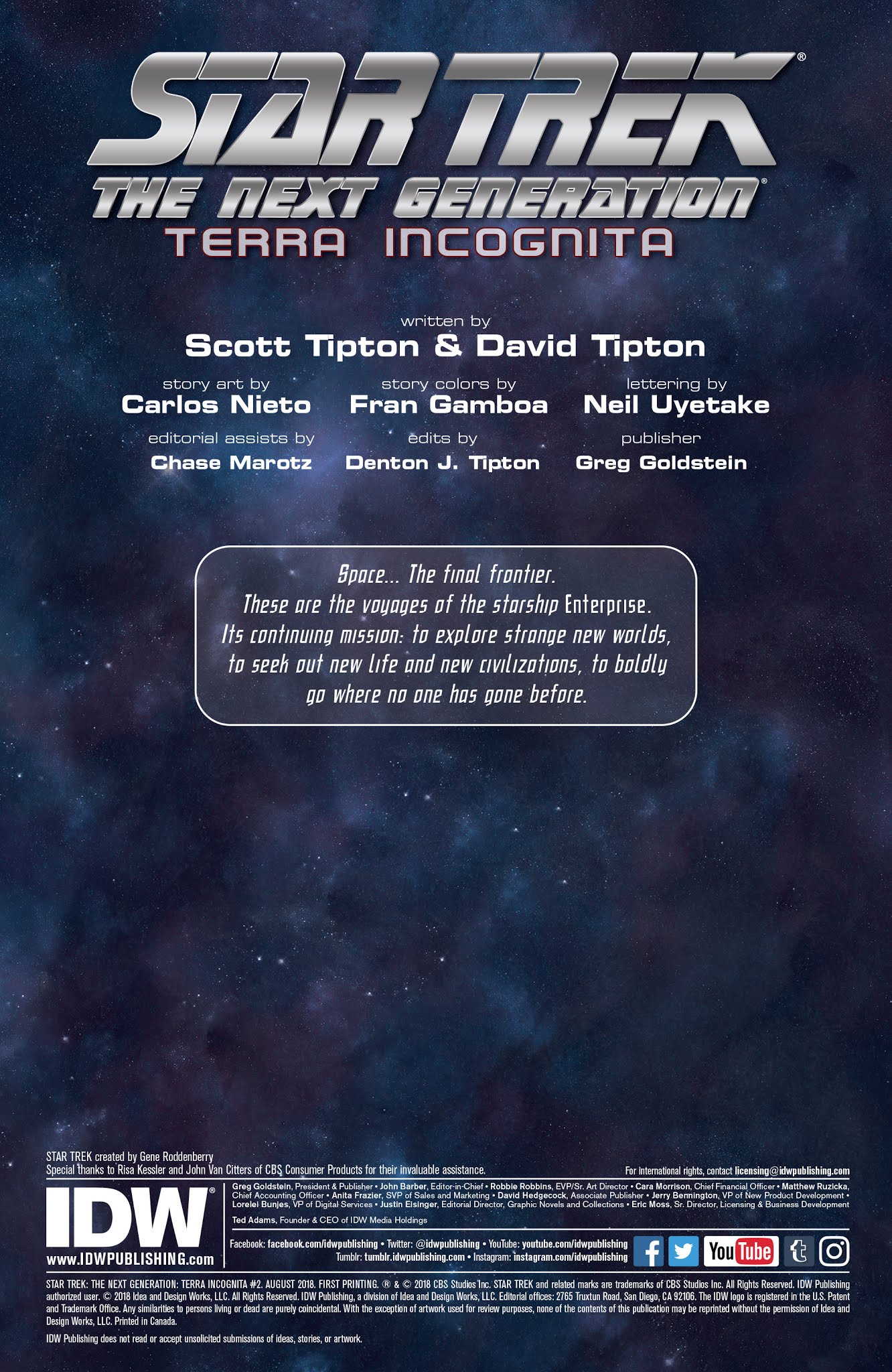 Read online Star Trek: The Next Generation: Terra Incognita comic -  Issue #2 - 2