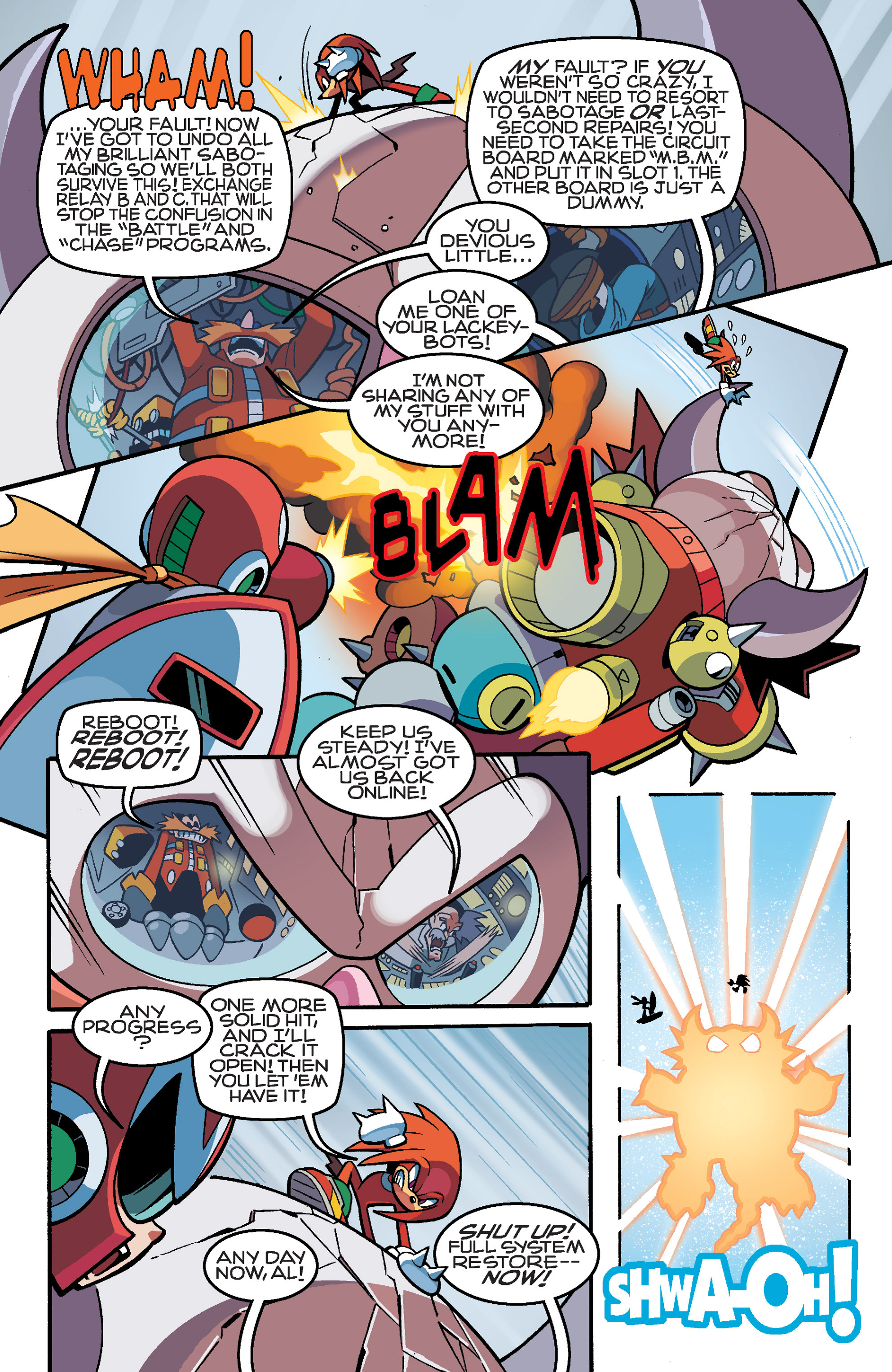 Read online Sonic Mega Man Worlds Collide comic -  Issue # Vol 3 - 106