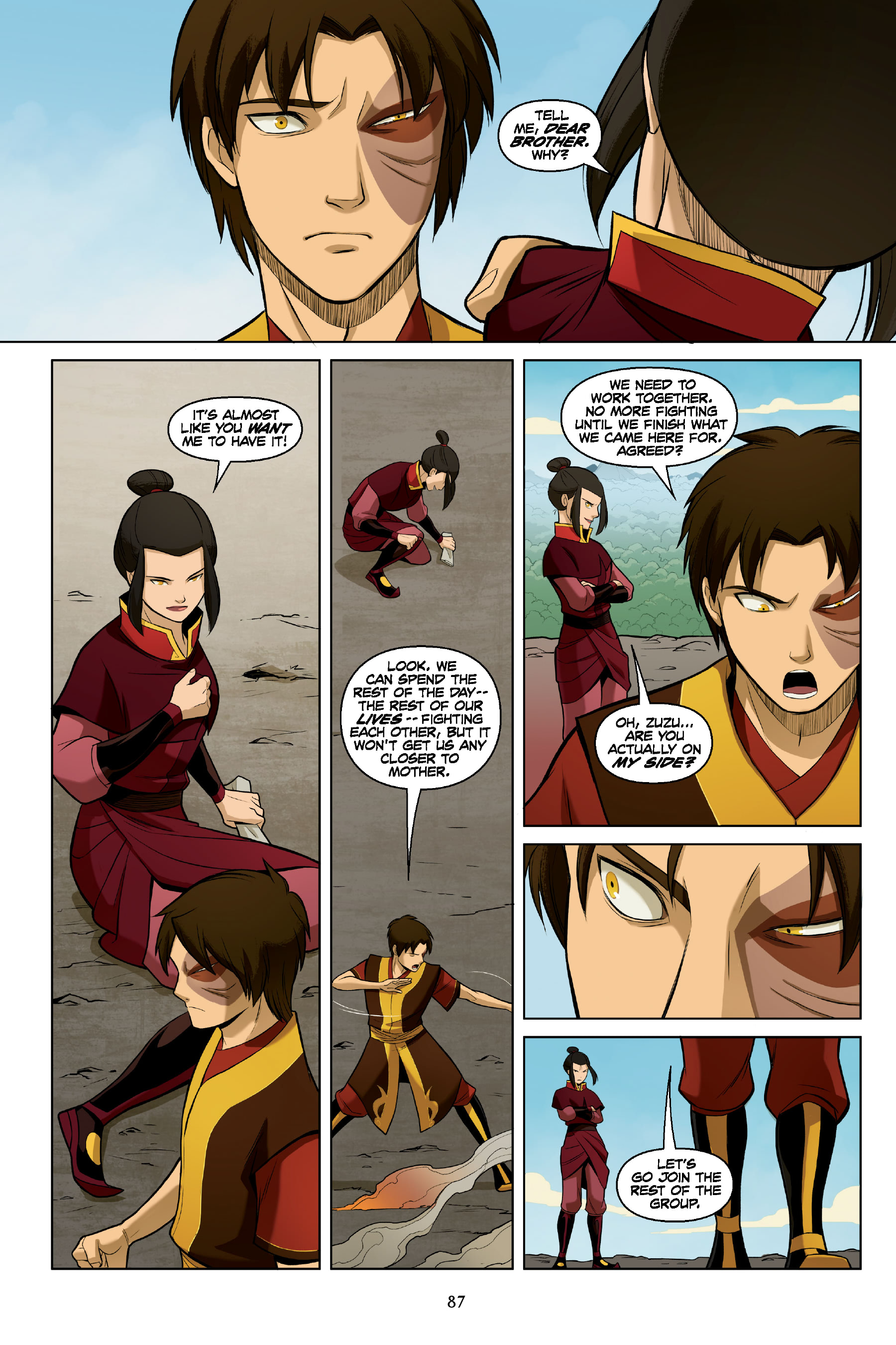 Read online Nickelodeon Avatar: The Last Airbender - The Search comic -  Issue # _TPB Omnibus (Part 1) - 88