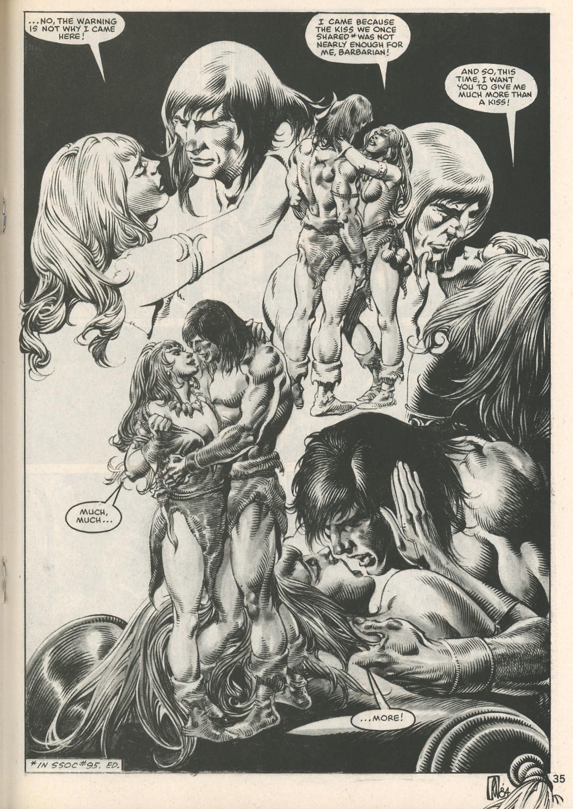 Read online The Savage Sword Of Conan comic -  Issue #107 - 35