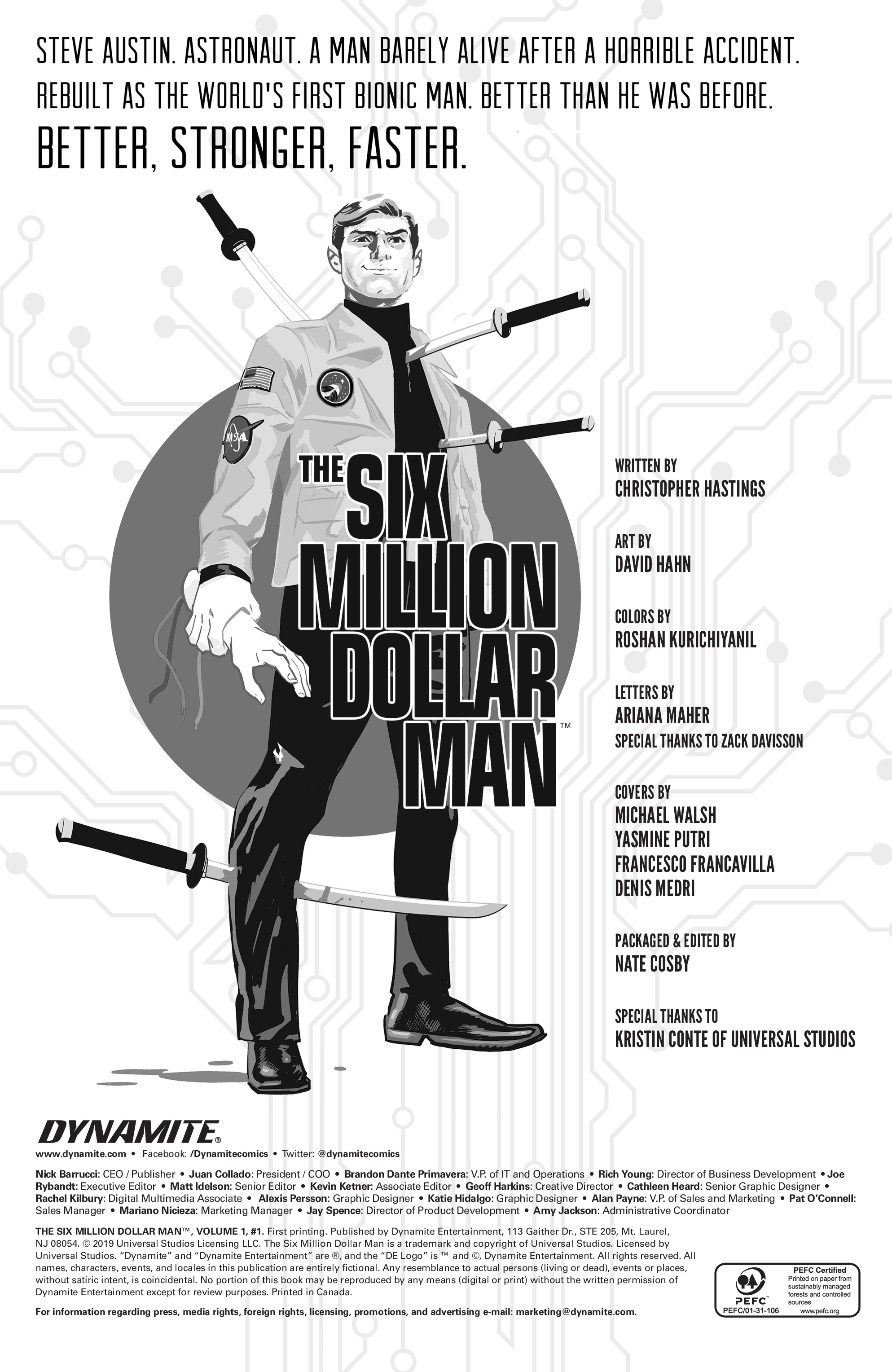 Read online The Six Million Dollar Man comic -  Issue #1 - 5