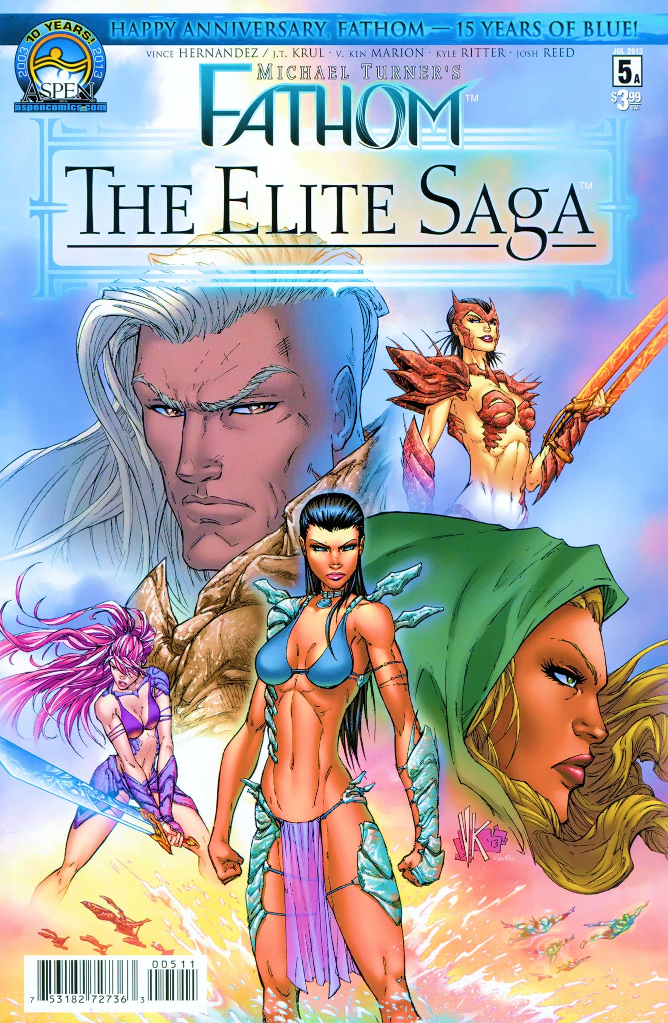 Read online Michael Turner's Fathom: The Elite Saga comic -  Issue #5 - 1